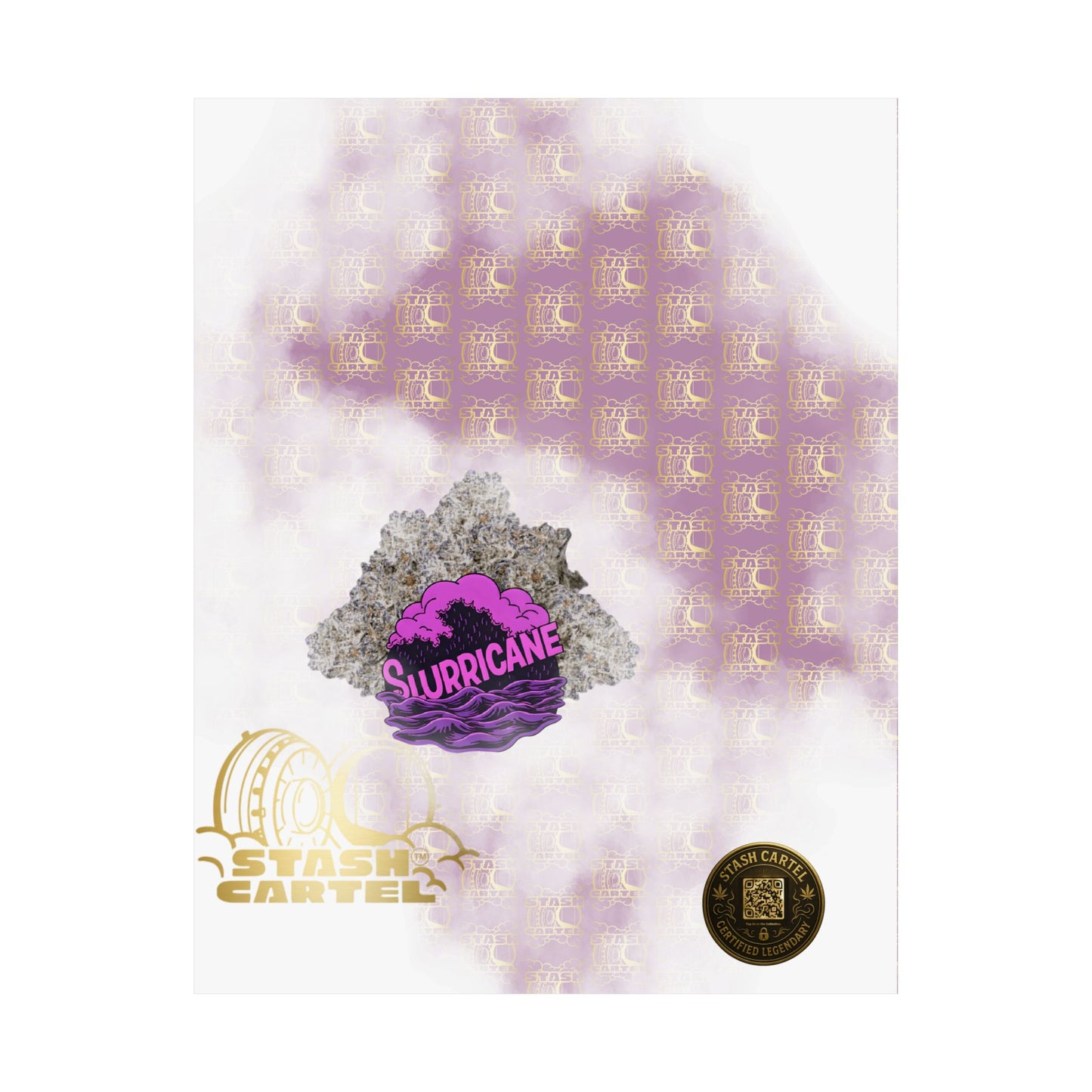 🌪️💜 Slurricane Poster – Indica Power Poster with Creamy Grape Terps