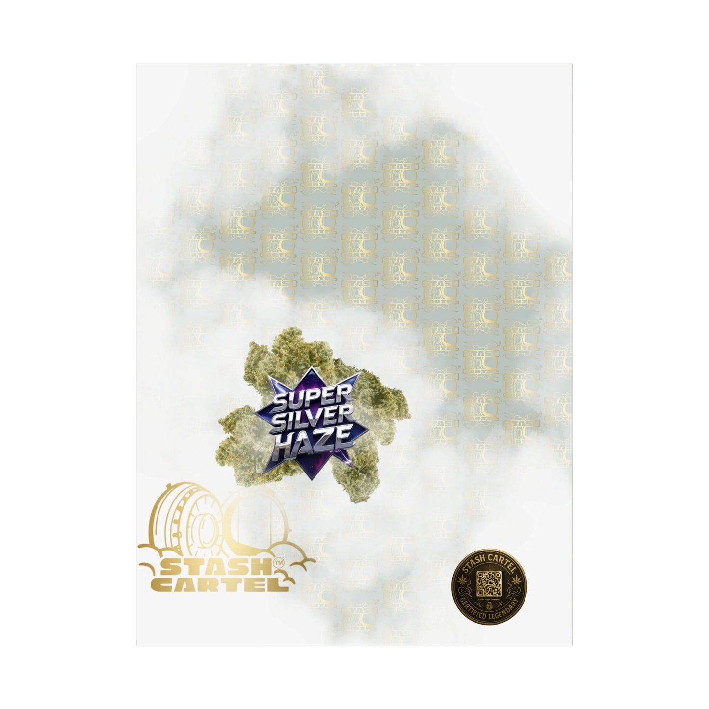 ⚡🍋 "Super Silver Haze" Sativa Poster – Legacy Citrus Spark