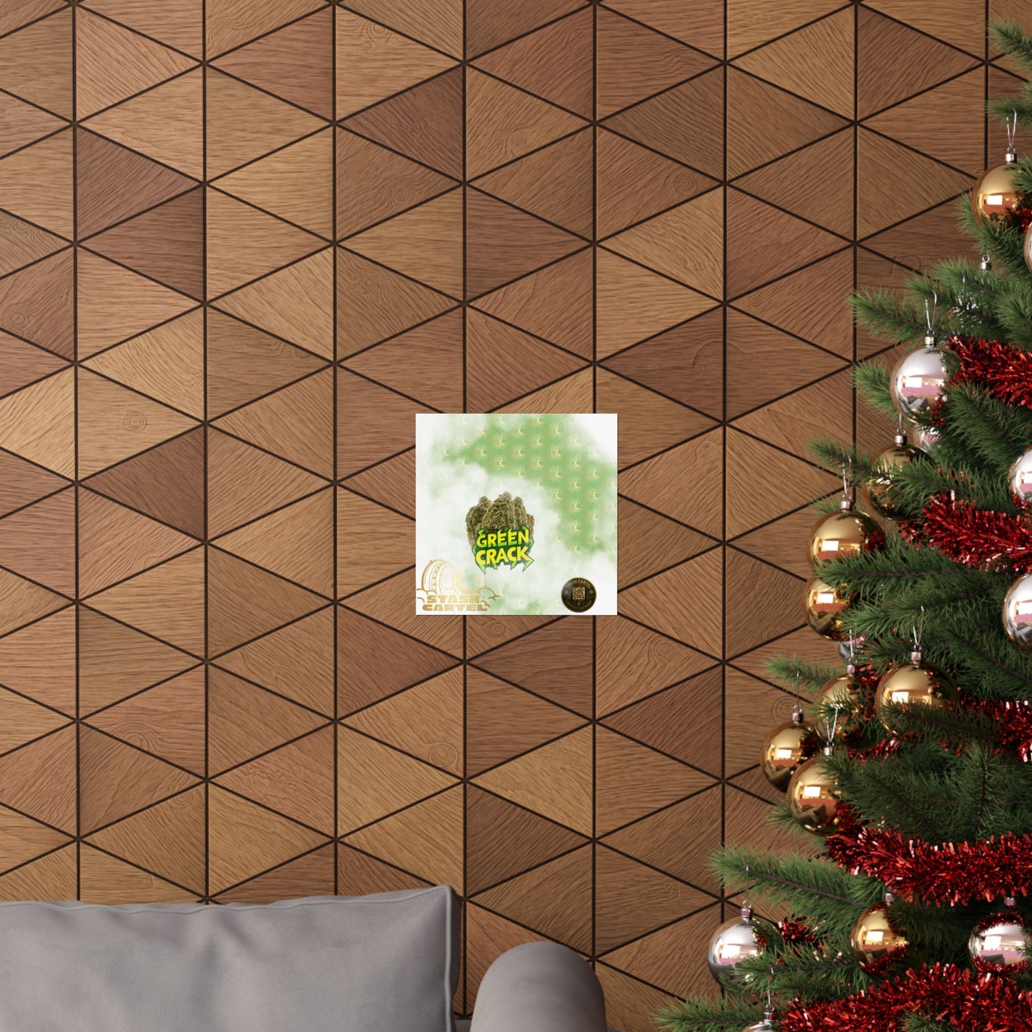 ⚡ "Green Crack" High-Energy Sativa Poster Print