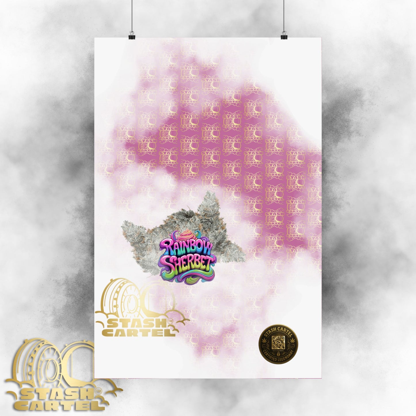 🍧 "Rainbow Sherbet" Fruit-Funk Balanced Hybrid Poster
