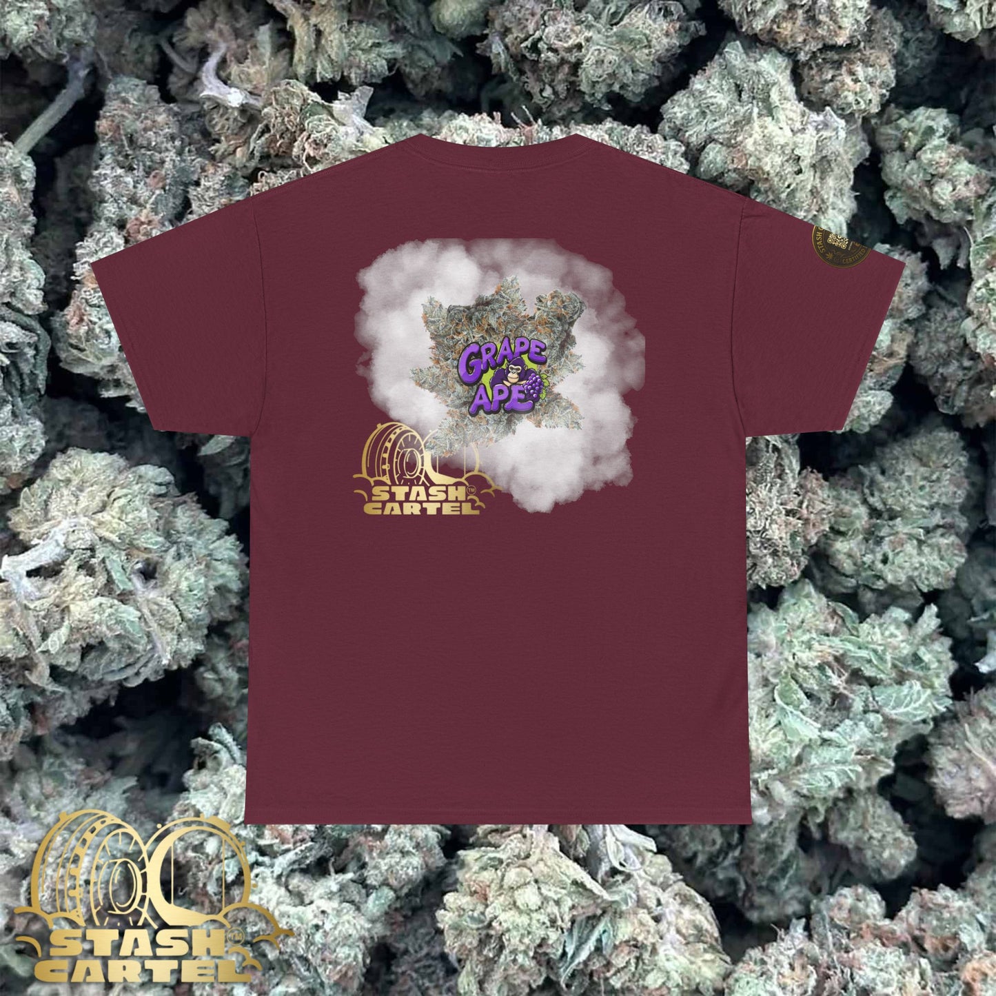 Grape Ape Tee – Purple Royalty, Sweet & Sedative Unisex Heavy Cotton Tee