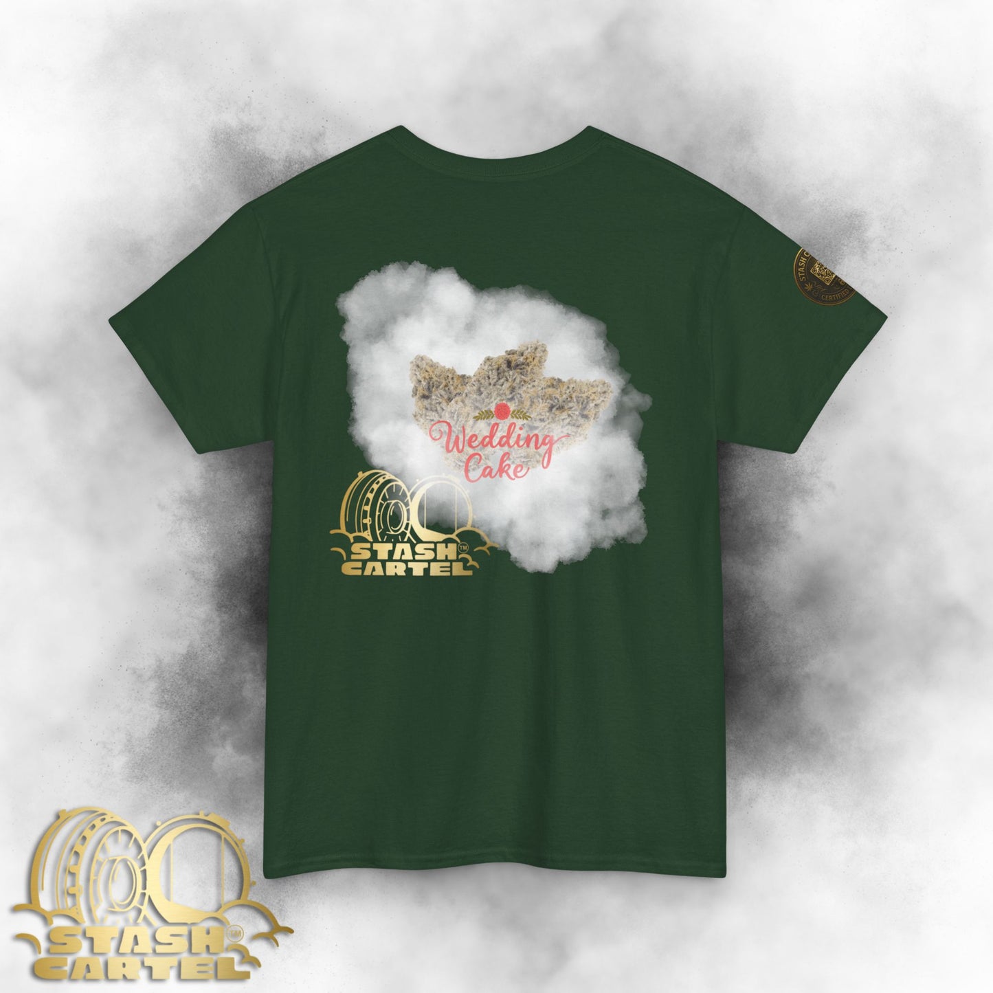 Wedding Cake Tee – Dessert Gas Drip Unisex Heavy Cotton Tee