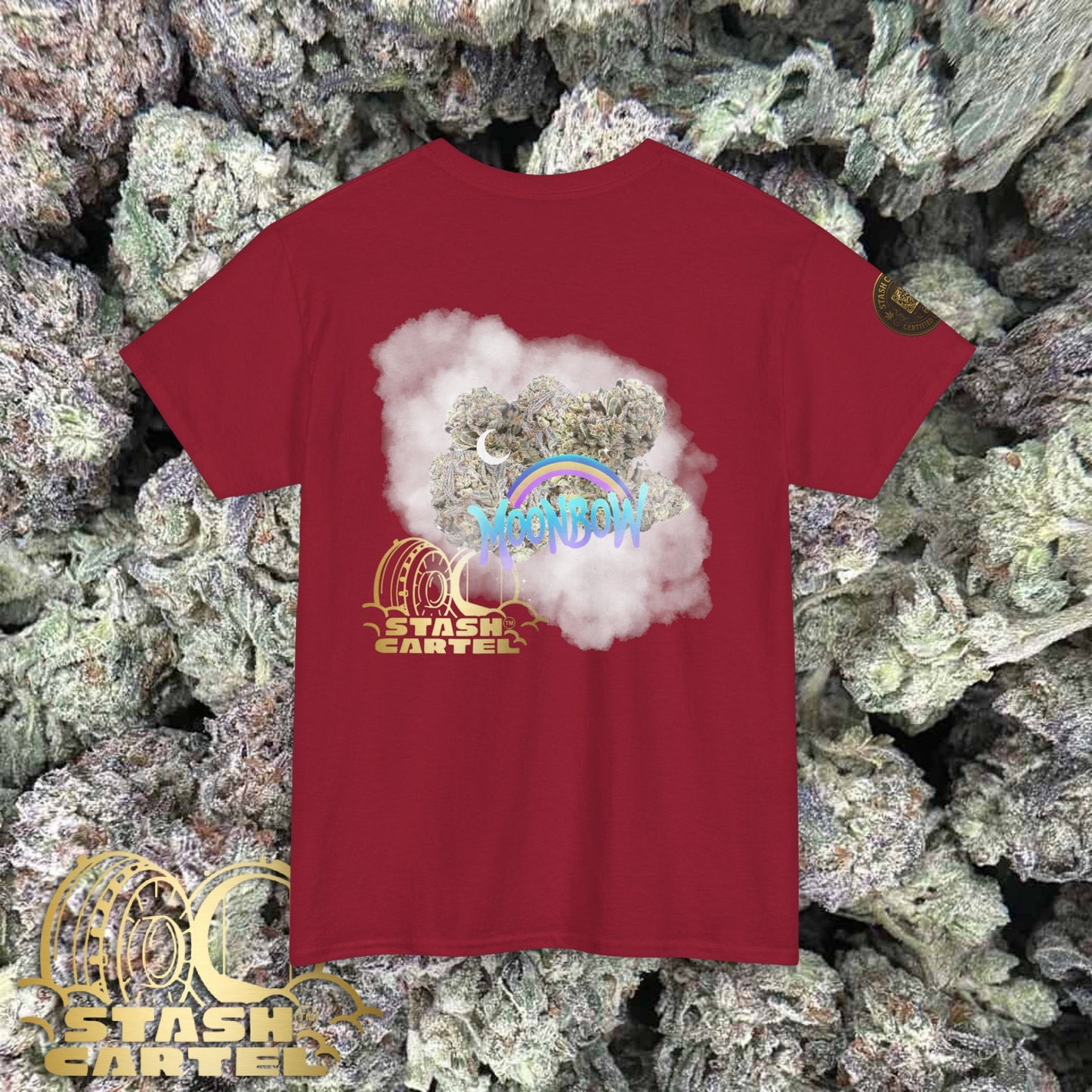 Moonbow Tee – Rainbow Resin Loudwear Unisex Cotton Tee