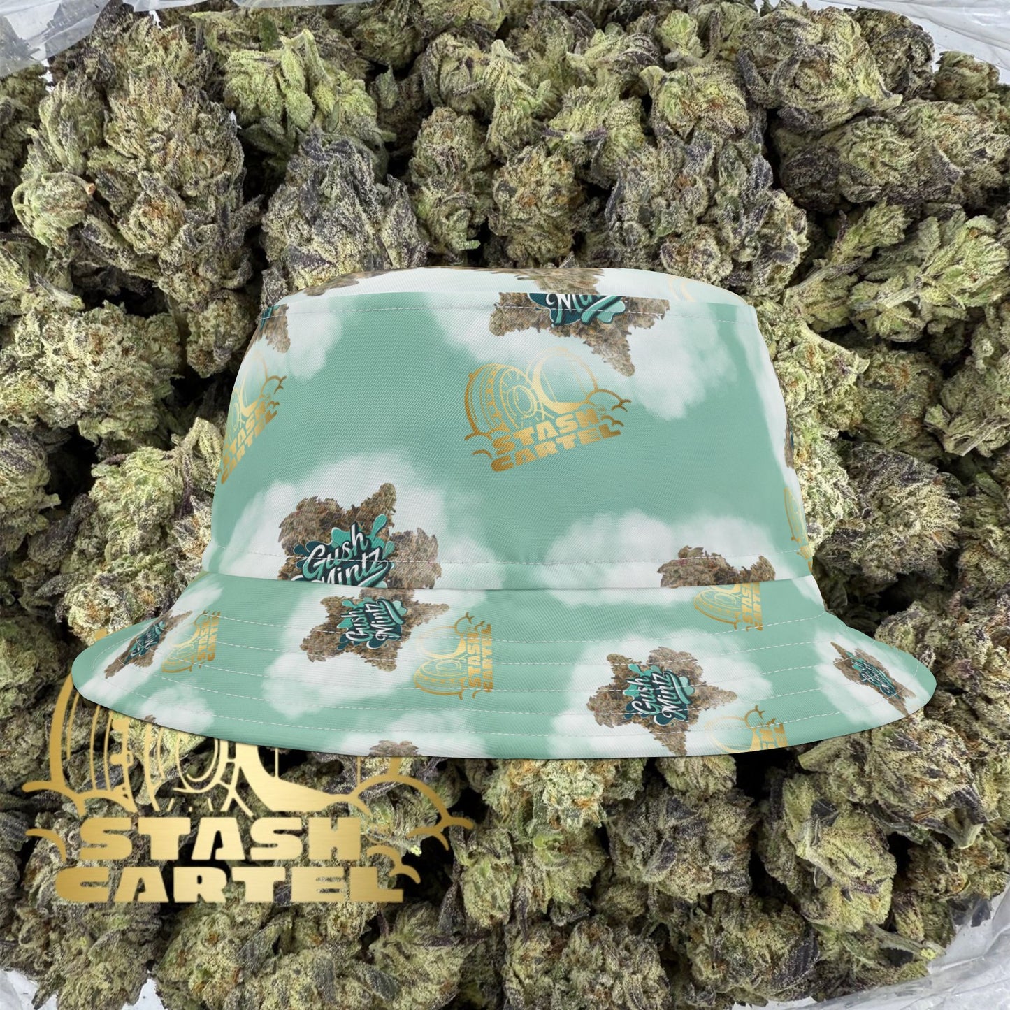 Gush Mintz Bucket Hat – Ice-Cold Cool with Candy Gas Vibes