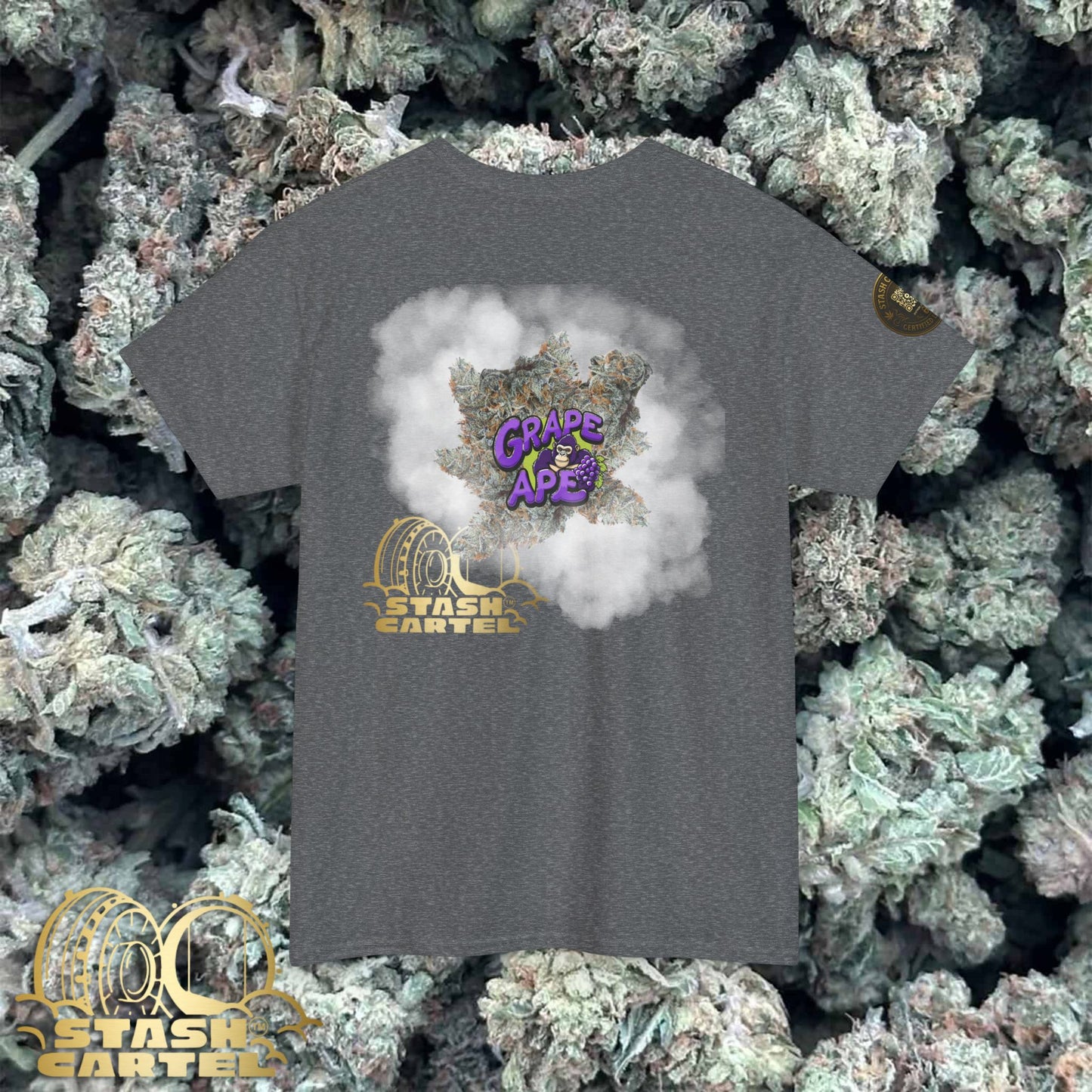 Grape Ape Tee – Purple Royalty, Sweet & Sedative Unisex Heavy Cotton Tee