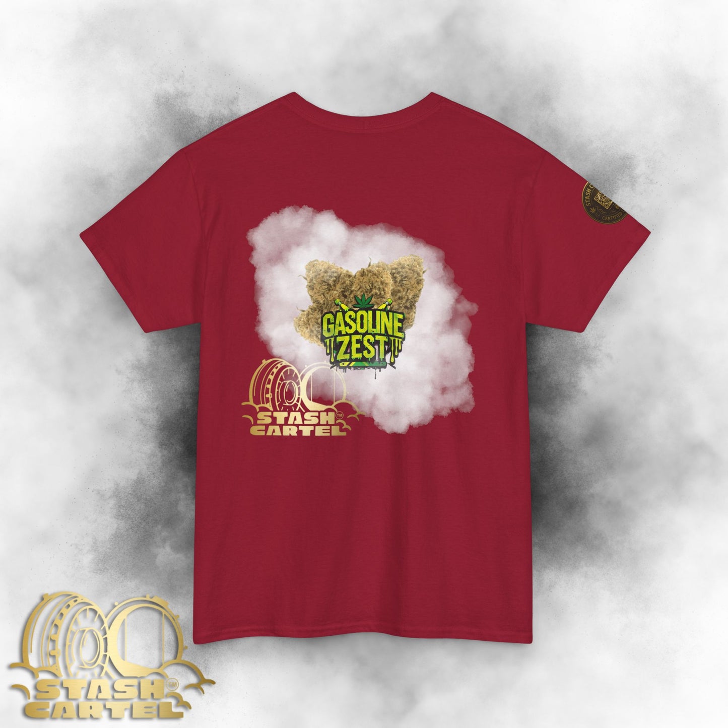 Gasoline Zest Tee – Citrus-Fueled Power Unisex Cotton Tee