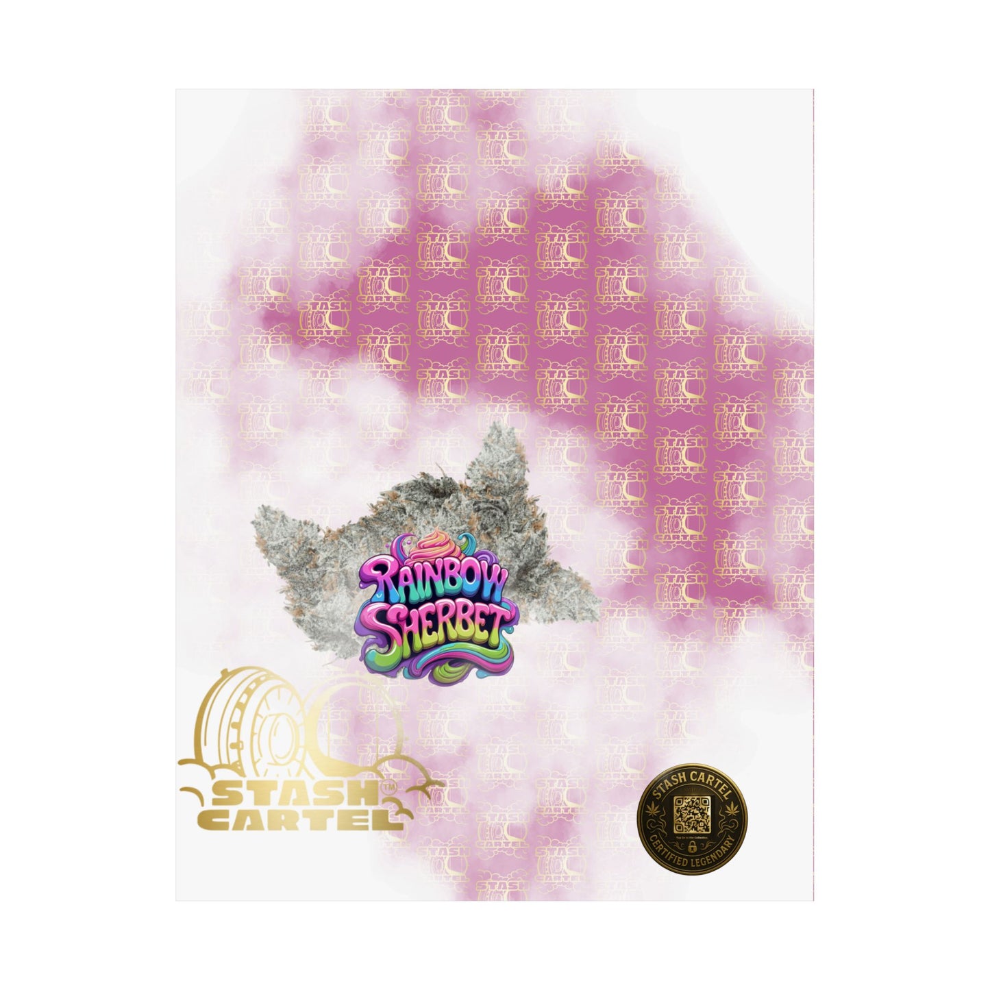 🍧 "Rainbow Sherbet" Fruit-Funk Balanced Hybrid Poster