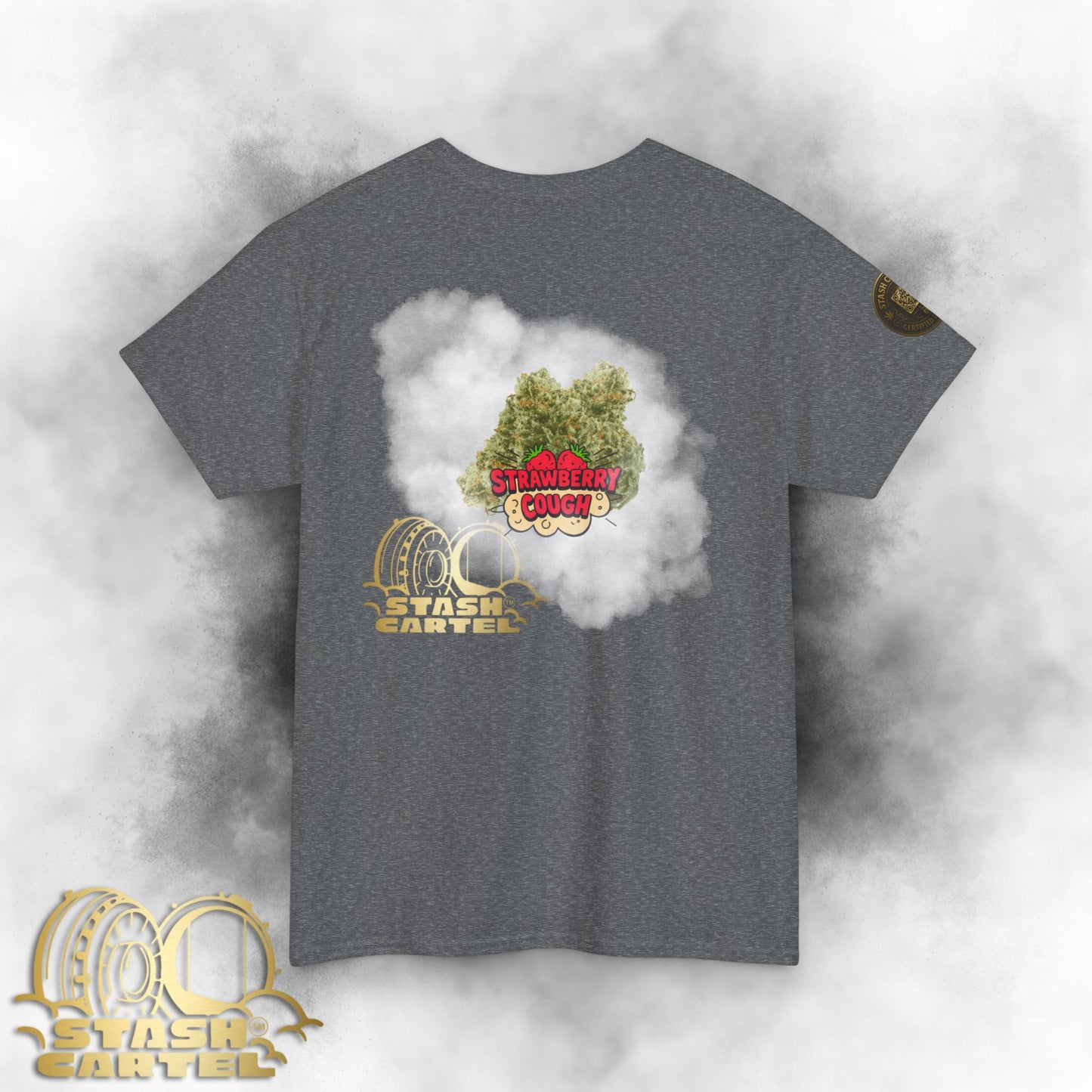 Strawberry Cough Tee – Sweet Smoke Euphoria Unisex Heavy Cotton Tee