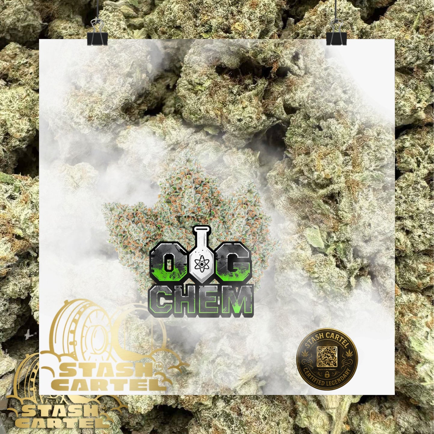 OG Chem Strain Poster – Loud Gas Cannabis Art for True Heads