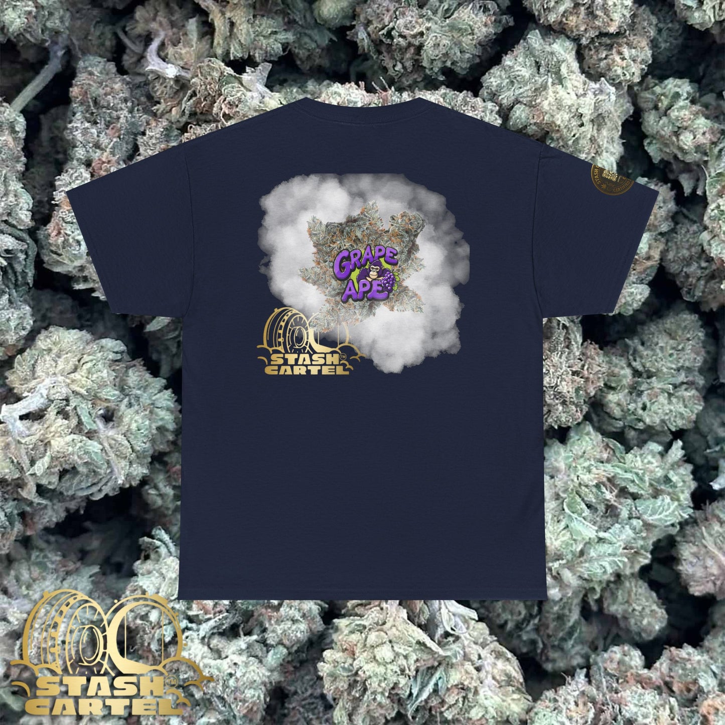 Grape Ape Tee – Purple Royalty, Sweet & Sedative Unisex Heavy Cotton Tee