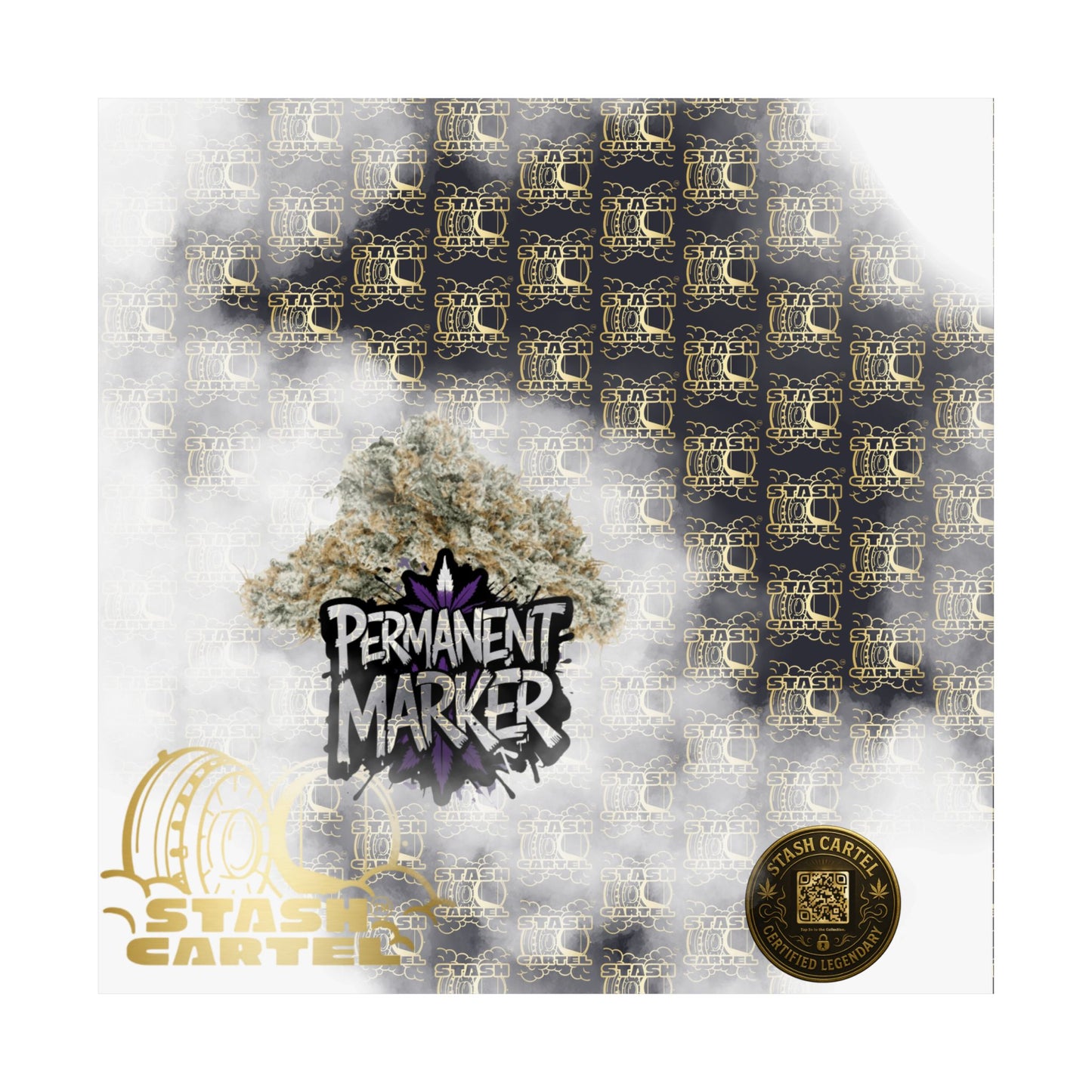 🖊️💥 Permanent Marker Poster – Loud Hybrid Wall Print with Candy Gas & Funk