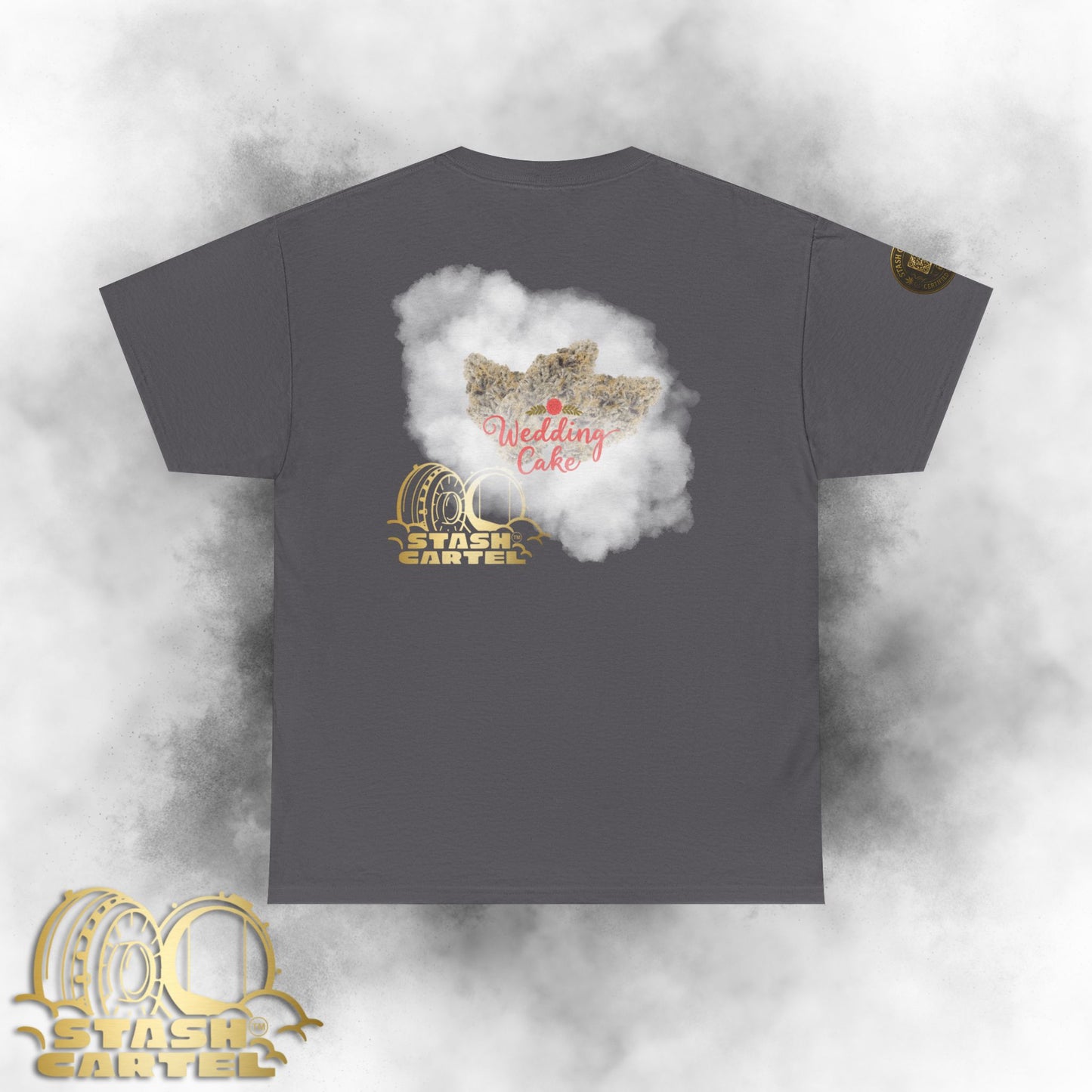 Wedding Cake Tee – Dessert Gas Drip Unisex Heavy Cotton Tee