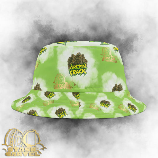 Green Crack Bucket Hat – Electric Style with All-Day Energy