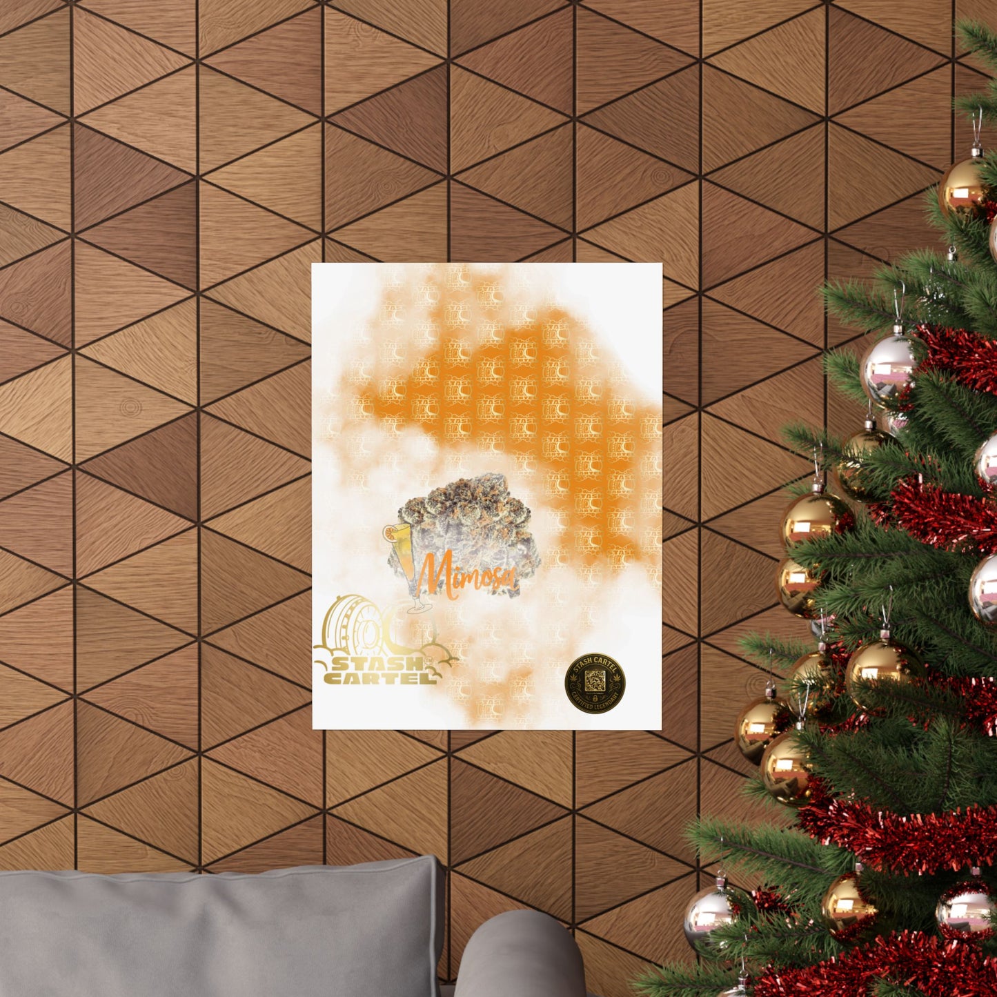 🍾 "Mimosa" Citrus Sunrise Hybrid Poster Art