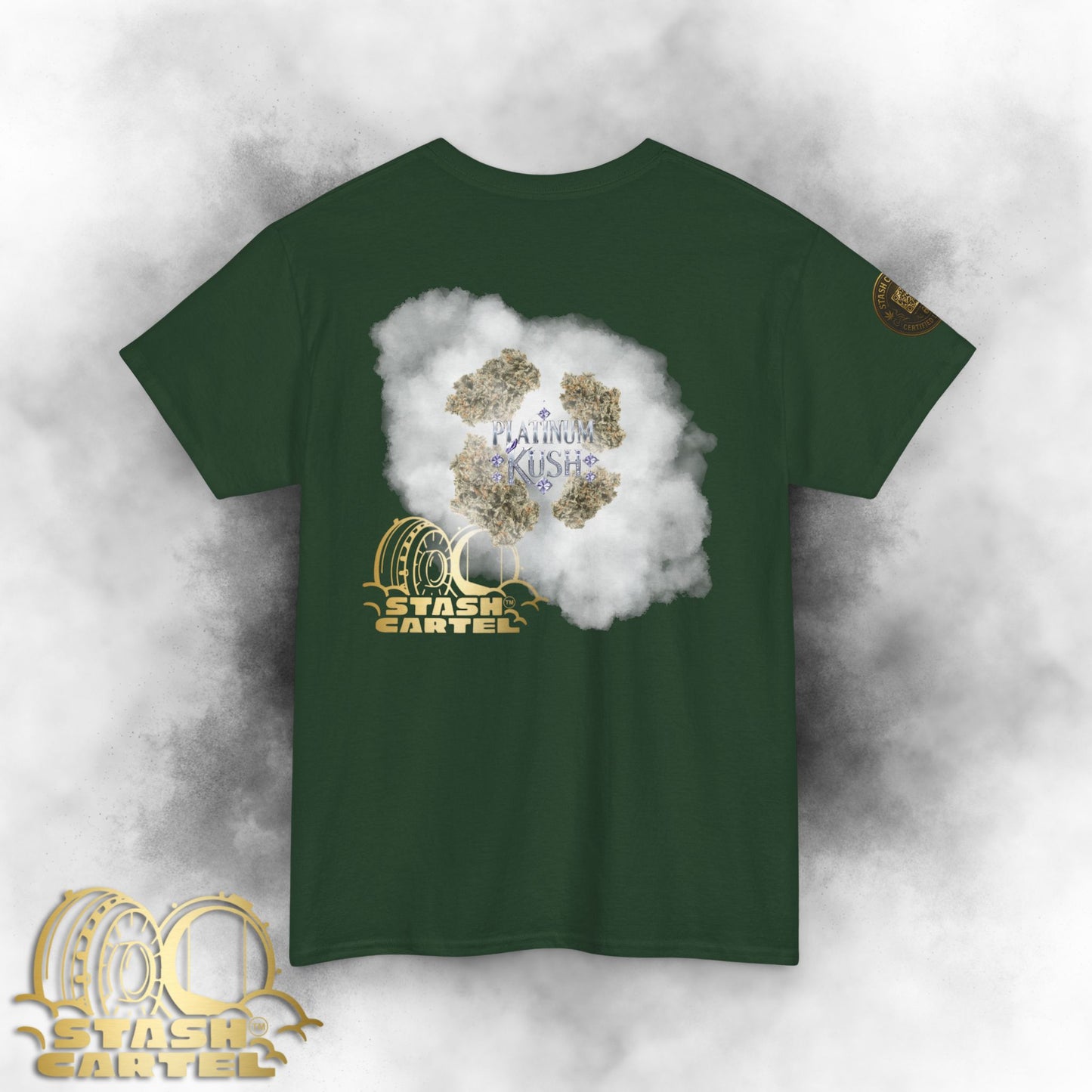 Platinum Kush Tee – Frosty Nightcap Gas Unisex Heavy Cotton Tee