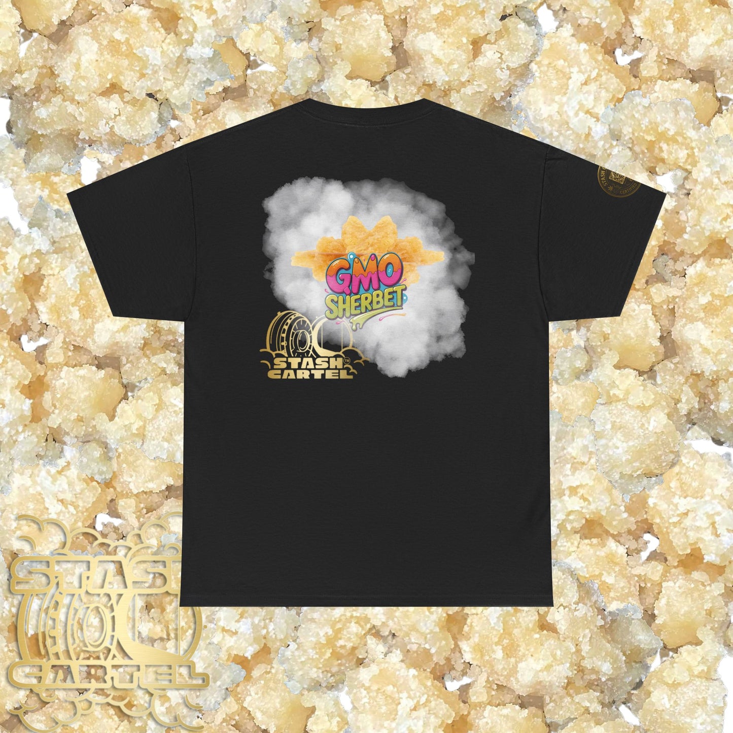 GMO Sherbet Sugar Wax Tee – Full Spectrum Drip, Loud & Creamy Unisex Heavy Cotton Tee