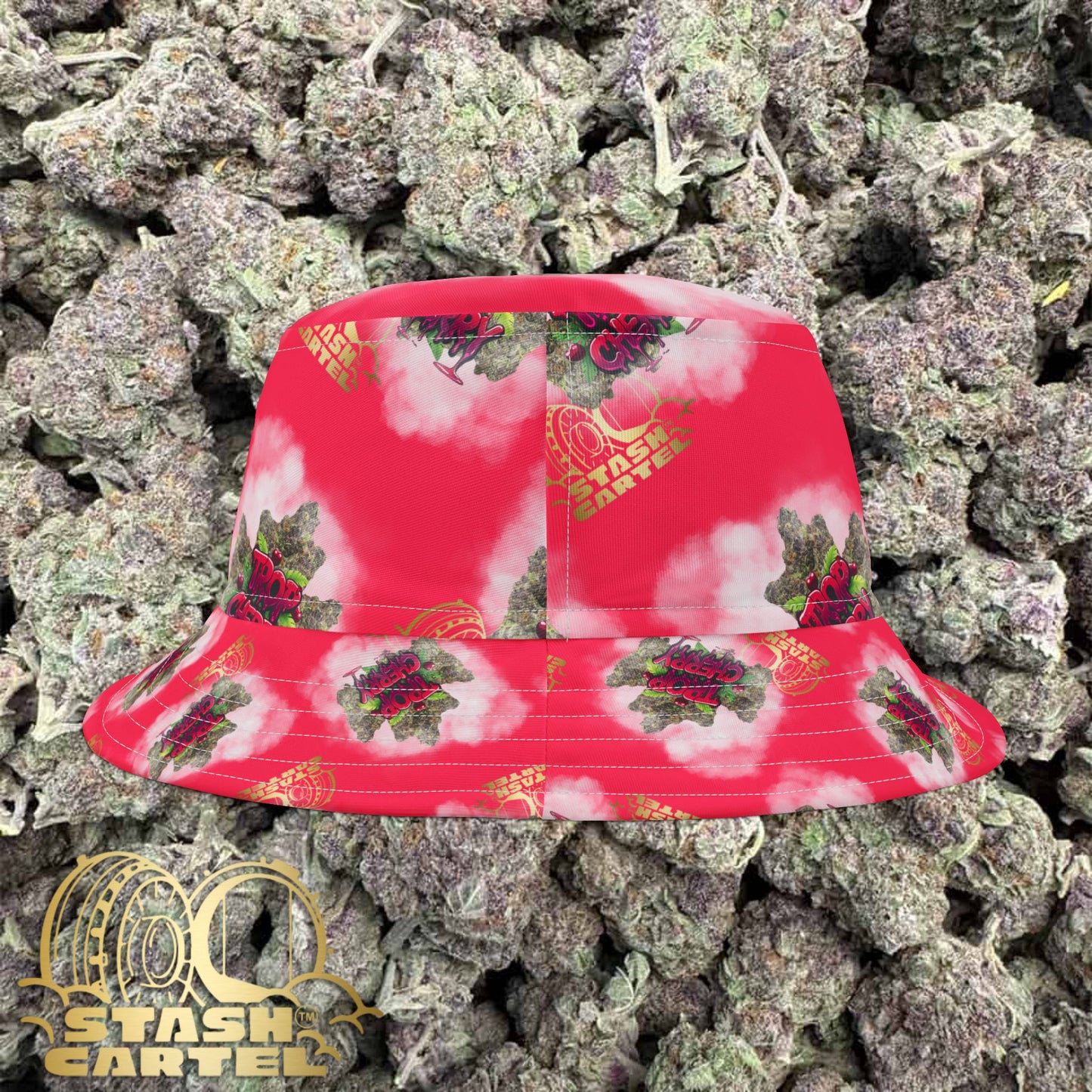 🍒 Trop Cherry Bucket Hat – Loud Flavor, Fast Flex