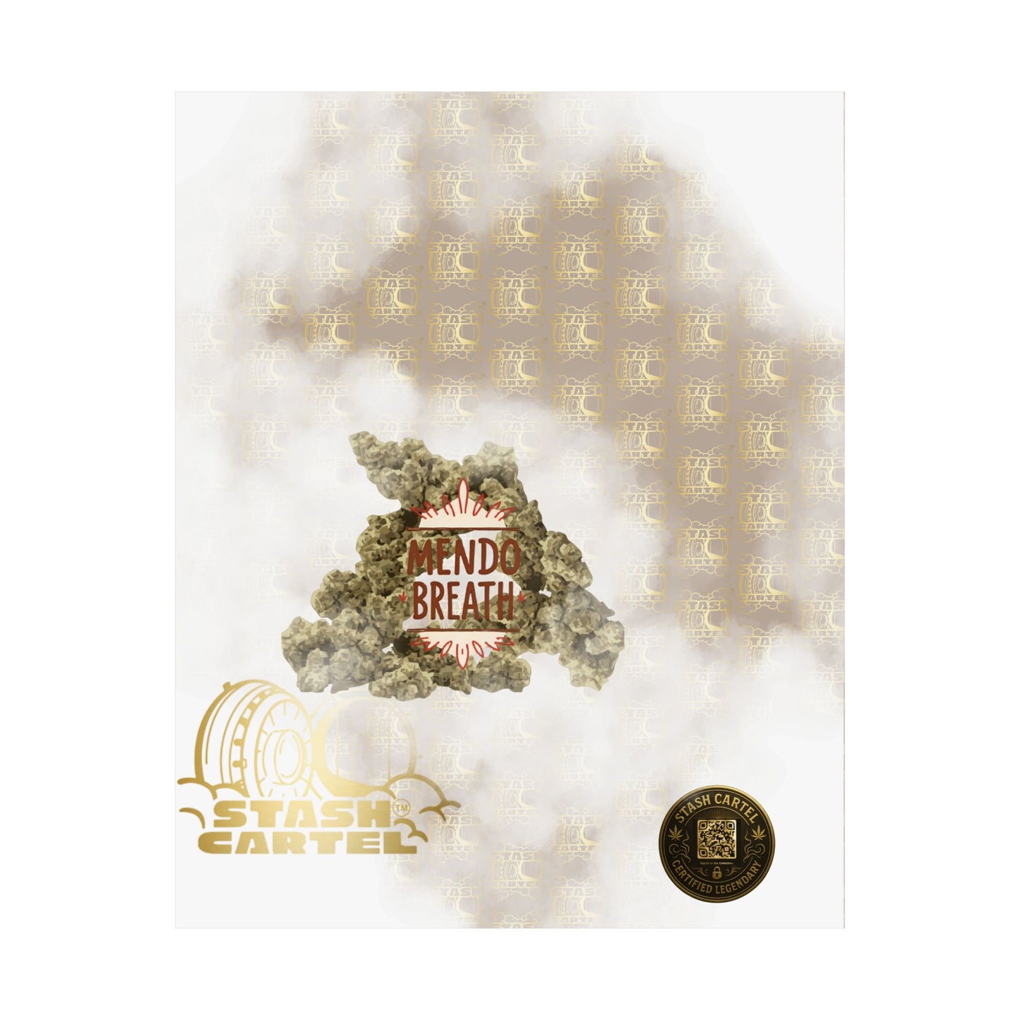🌲💨 Mendo Breath Poster – Sweet Gas Wall Art with NorCal Indica Power