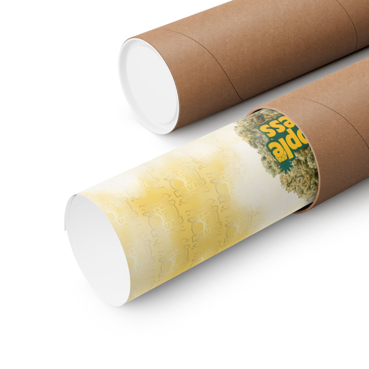 🍍 "Pineapple Express" Tropical Sativa Drip – Sweet Cannabis Poster with High-Energy Vibes