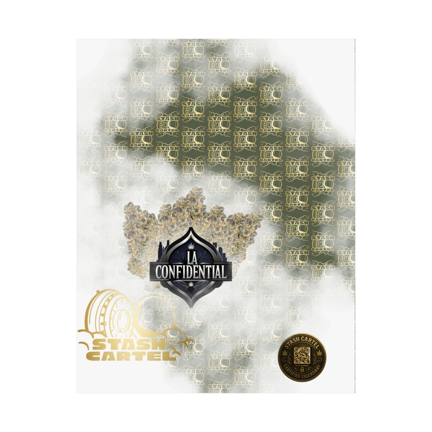 🌲 "LA Confidential" Old-School Kush Indica Poster