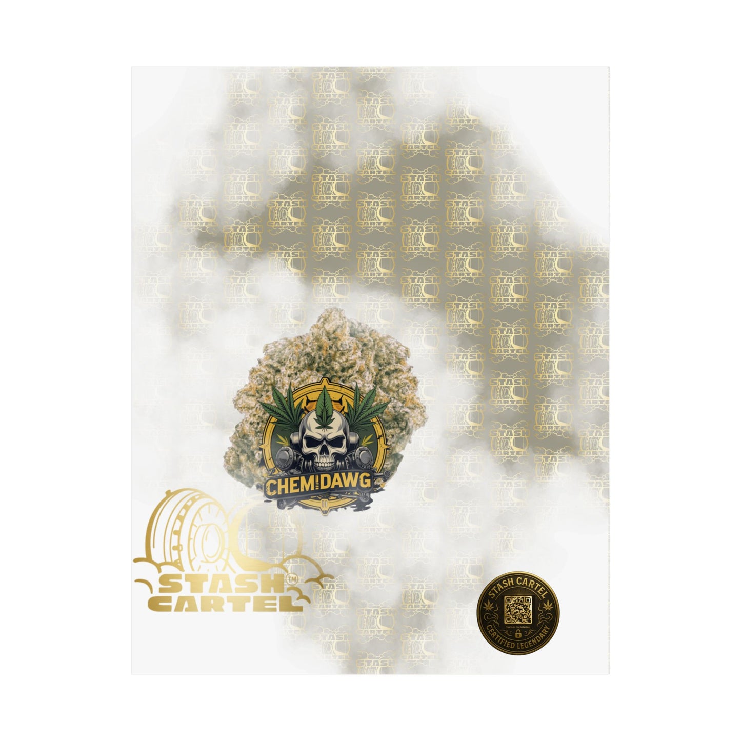 🧪⛽ Chemdawg Poster – Classic Gas Strain Wall Art with Heavy Hybrid Energy