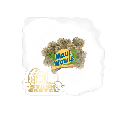 Maui Wowie Transparent Outdoor Sticker – Cannabis Lifestyle Design