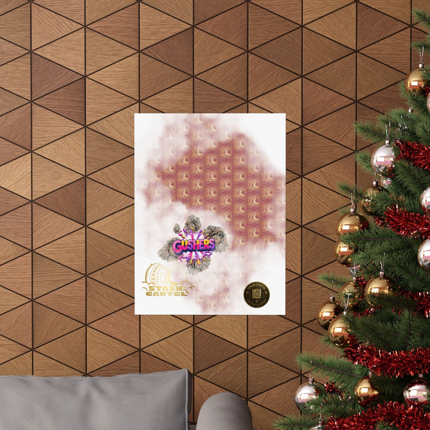 💦🍇 Gushers Poster – Exotic Candy-Indica Hybrid Poster with Creamy Fruit Punch