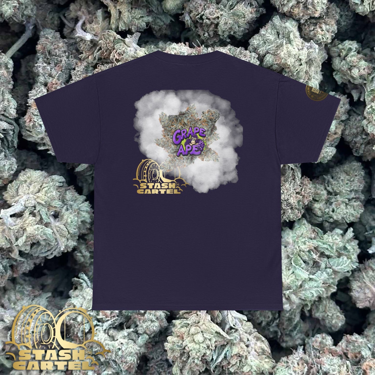 Grape Ape Tee – Purple Royalty, Sweet & Sedative Unisex Heavy Cotton Tee
