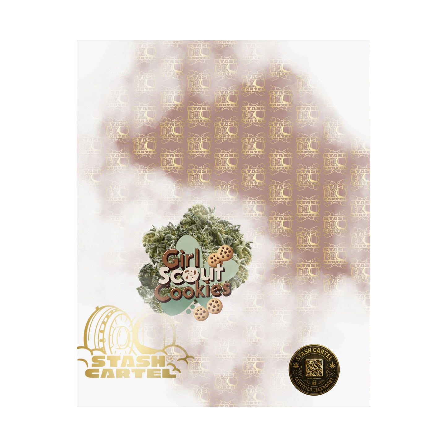 Girl Scout Cookies Legendary Hybrid Poster Art – Sweet & Loud Cannabis Decor