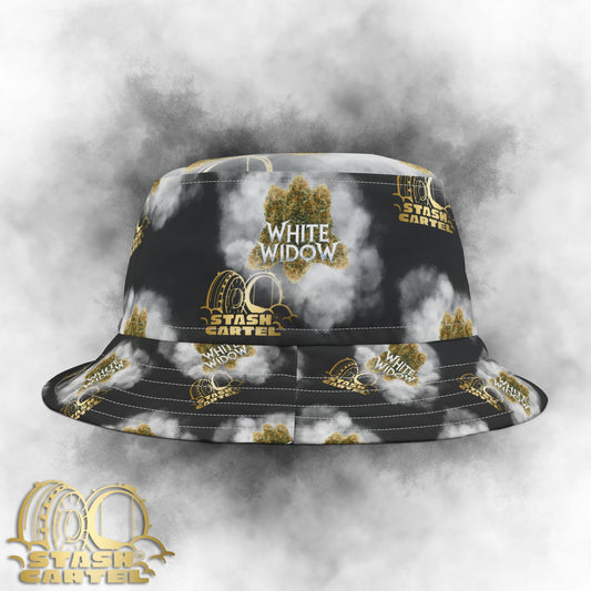 White Widow Bucket Hat – Clean Heat with Global Cult Classic Energy