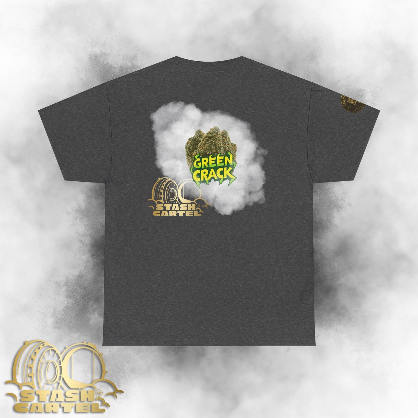 Green Crack Tee – Electric Citrus Wake-Up Unisex Heavy Cotton Tee