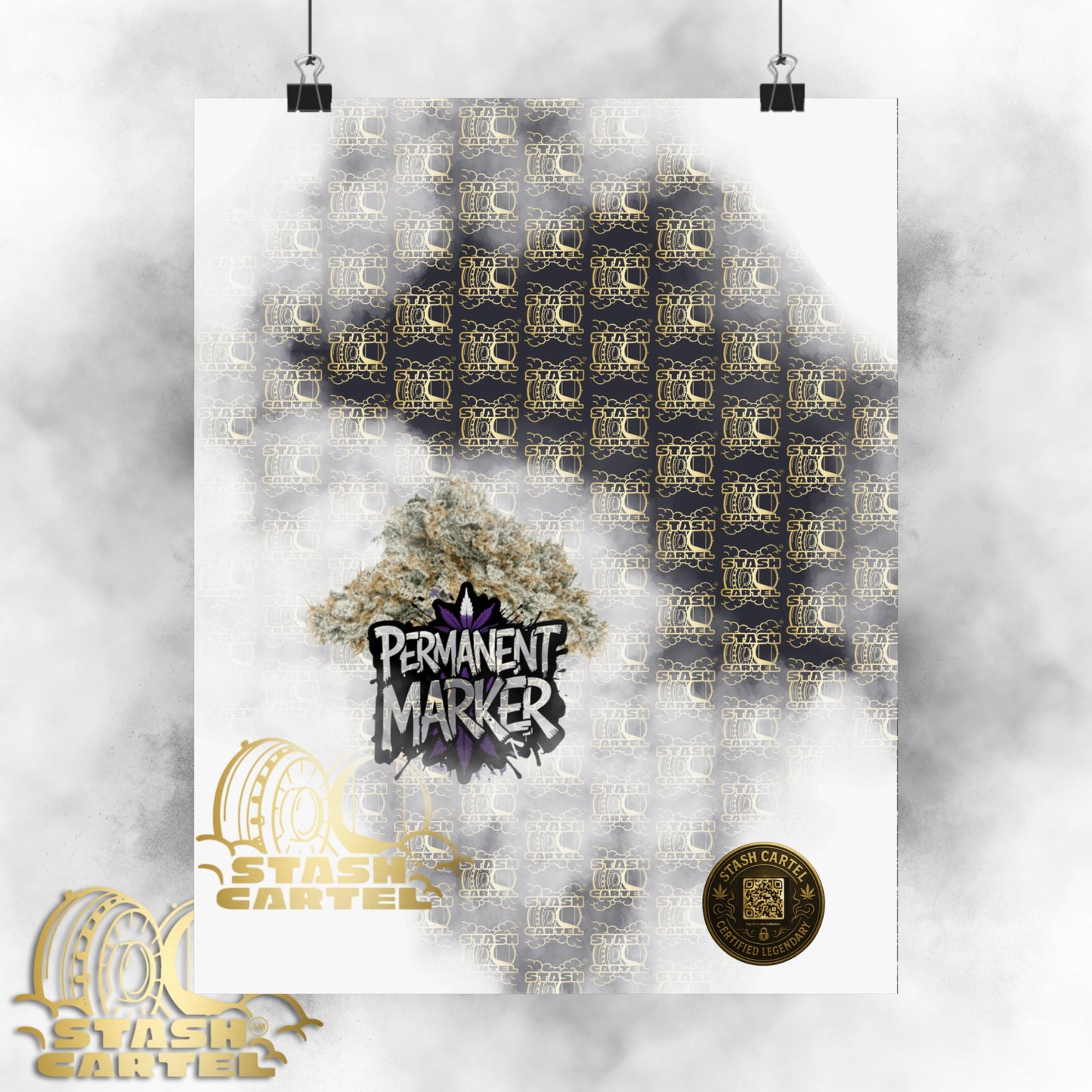 🖊️💥 Permanent Marker Poster – Loud Hybrid Wall Print with Candy Gas & Funk