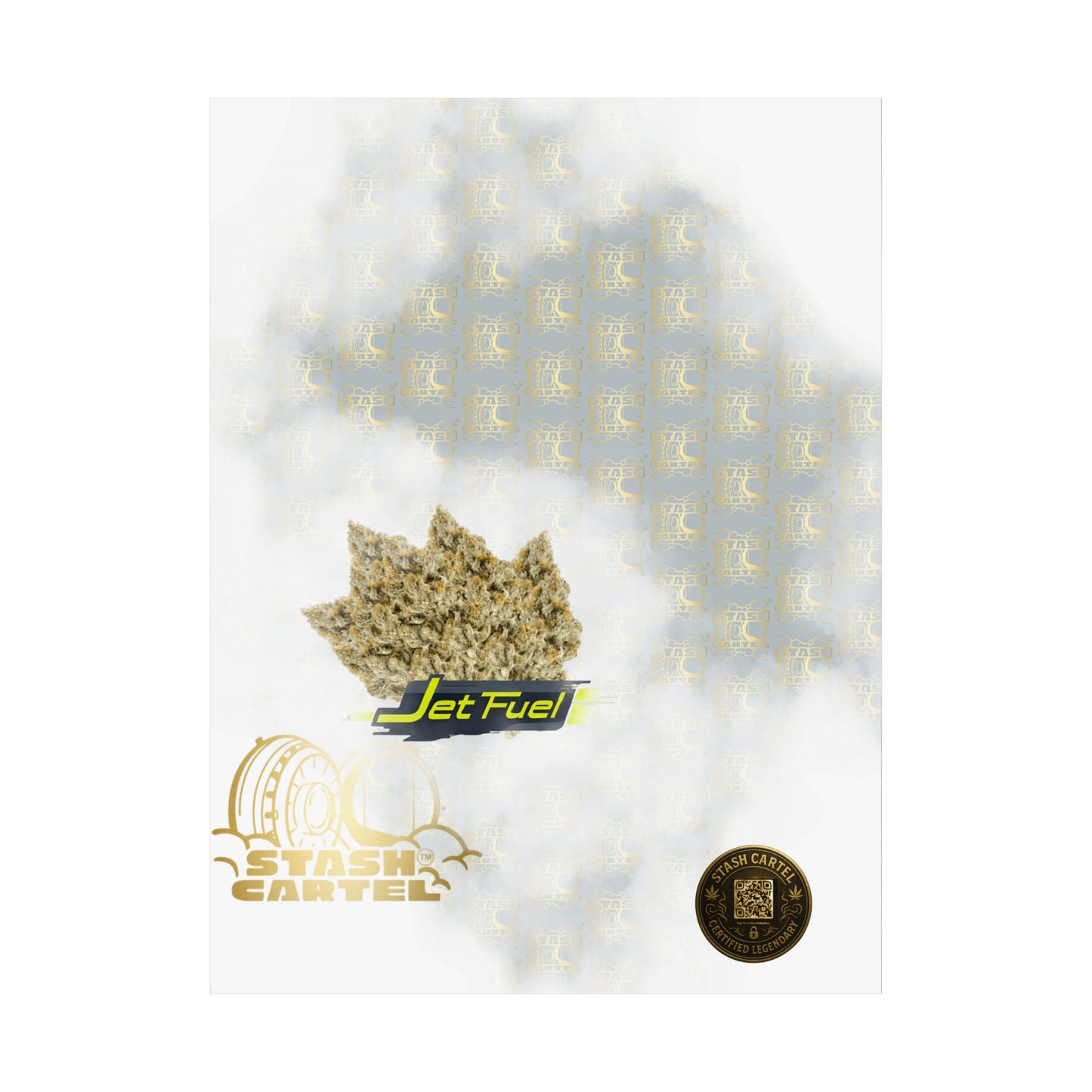 ✈️⛽ Jet Fuel Poster – High-Octane Sativa Wall Art with Pure Diesel Power