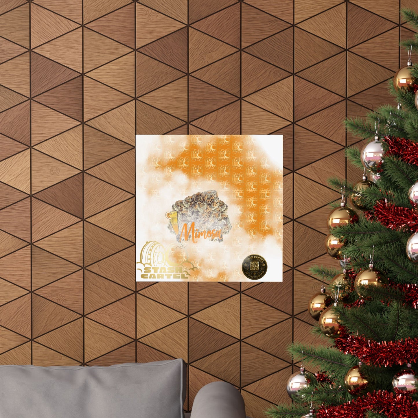 🍾 "Mimosa" Citrus Sunrise Hybrid Poster Art