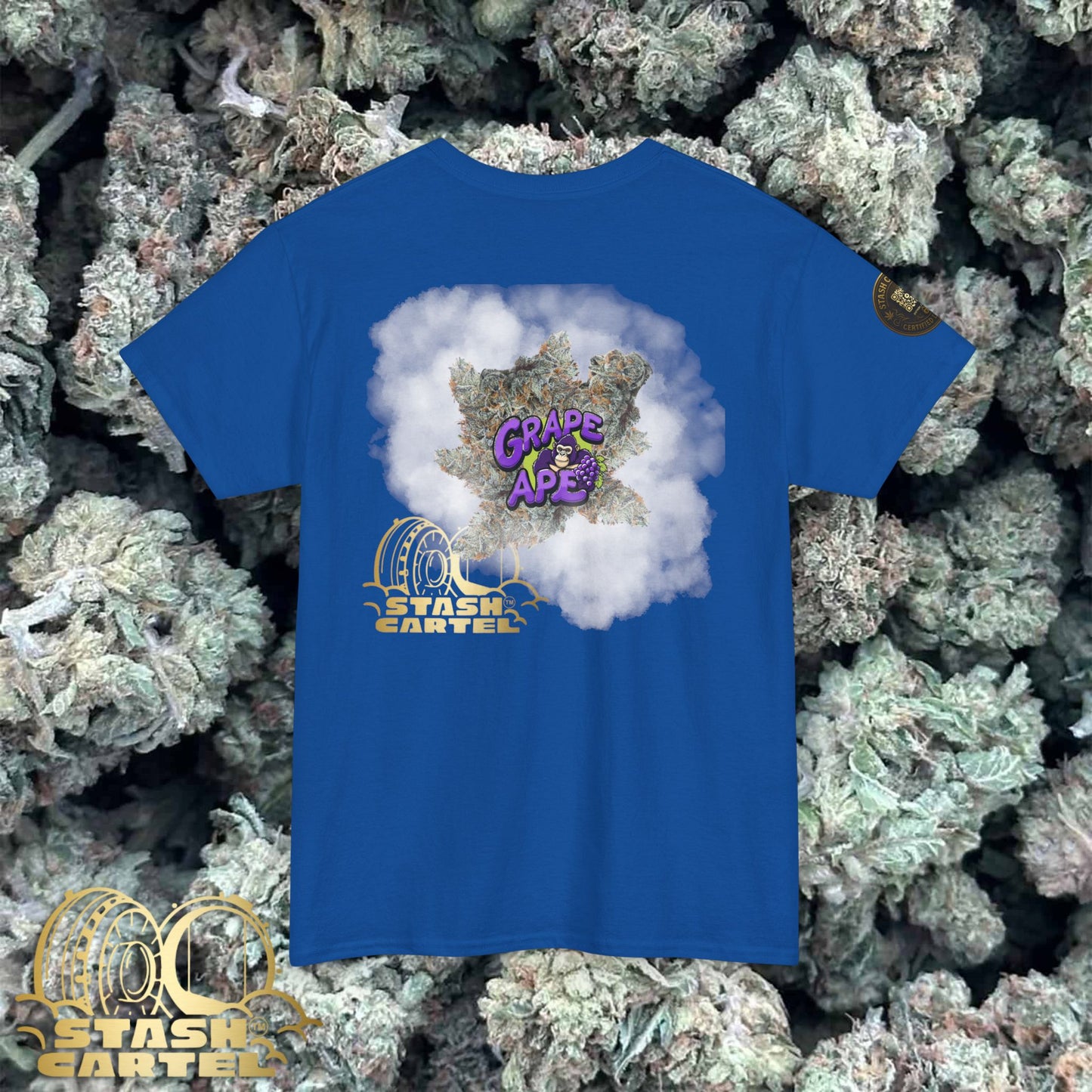 Grape Ape Tee – Purple Royalty, Sweet & Sedative Unisex Heavy Cotton Tee