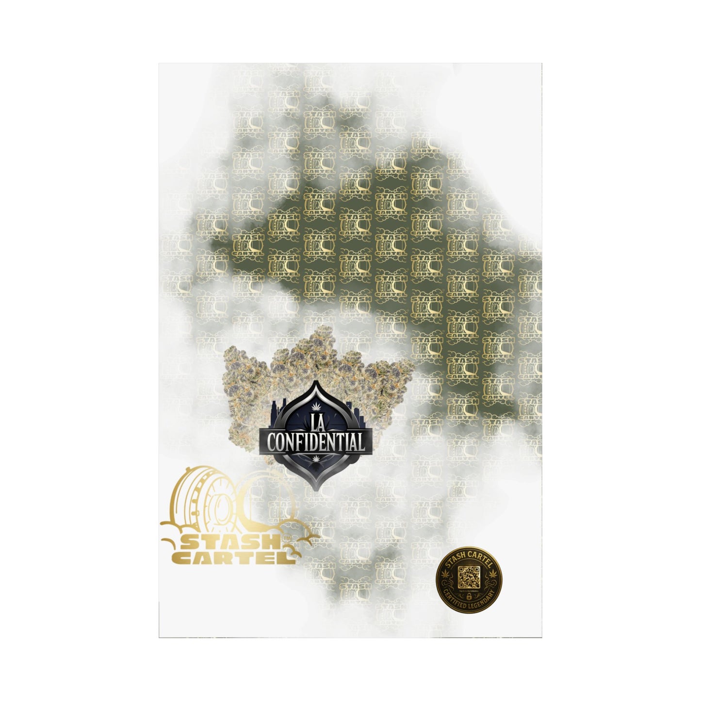 🌲 "LA Confidential" Old-School Kush Indica Poster