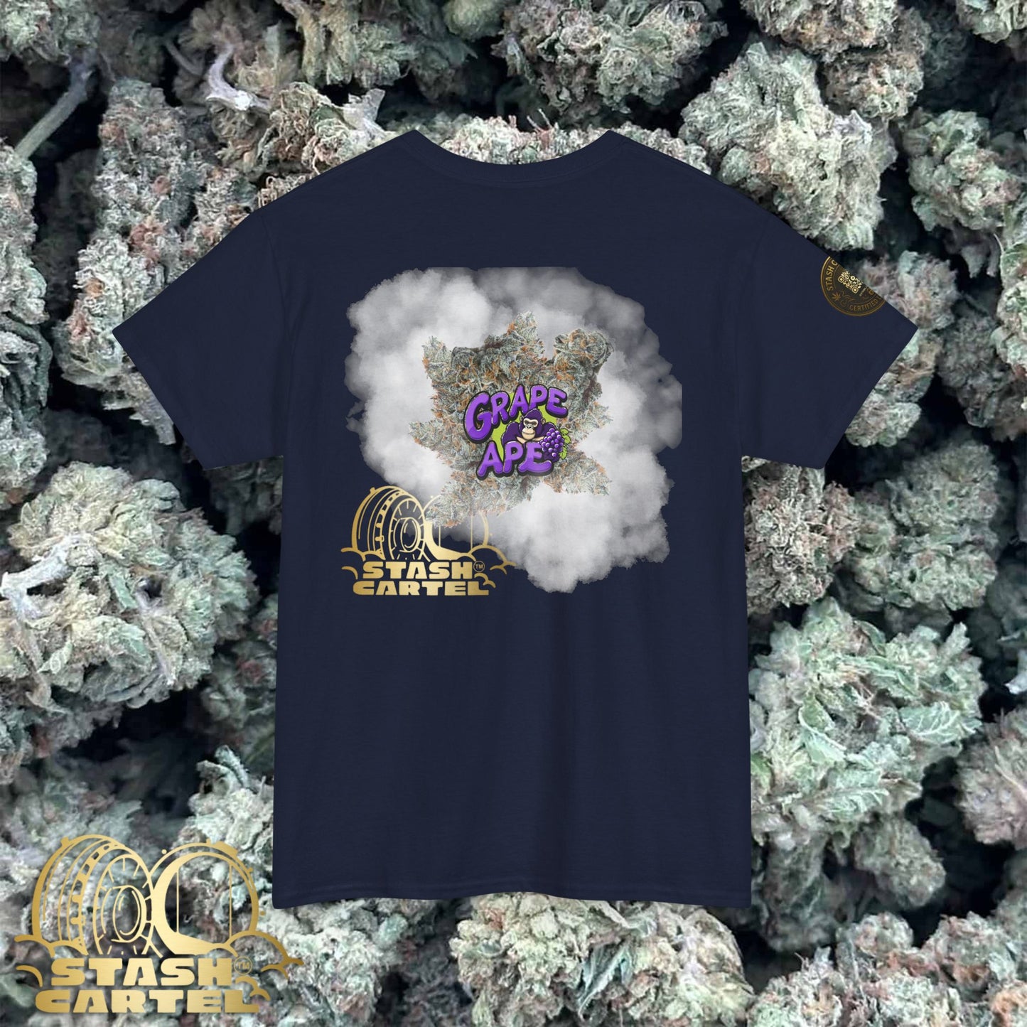 Grape Ape Tee – Purple Royalty, Sweet & Sedative Unisex Heavy Cotton Tee