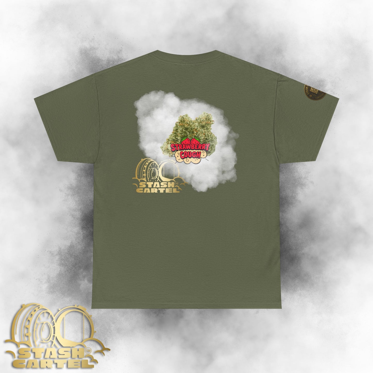 Strawberry Cough Tee – Sweet Smoke Euphoria Unisex Heavy Cotton Tee