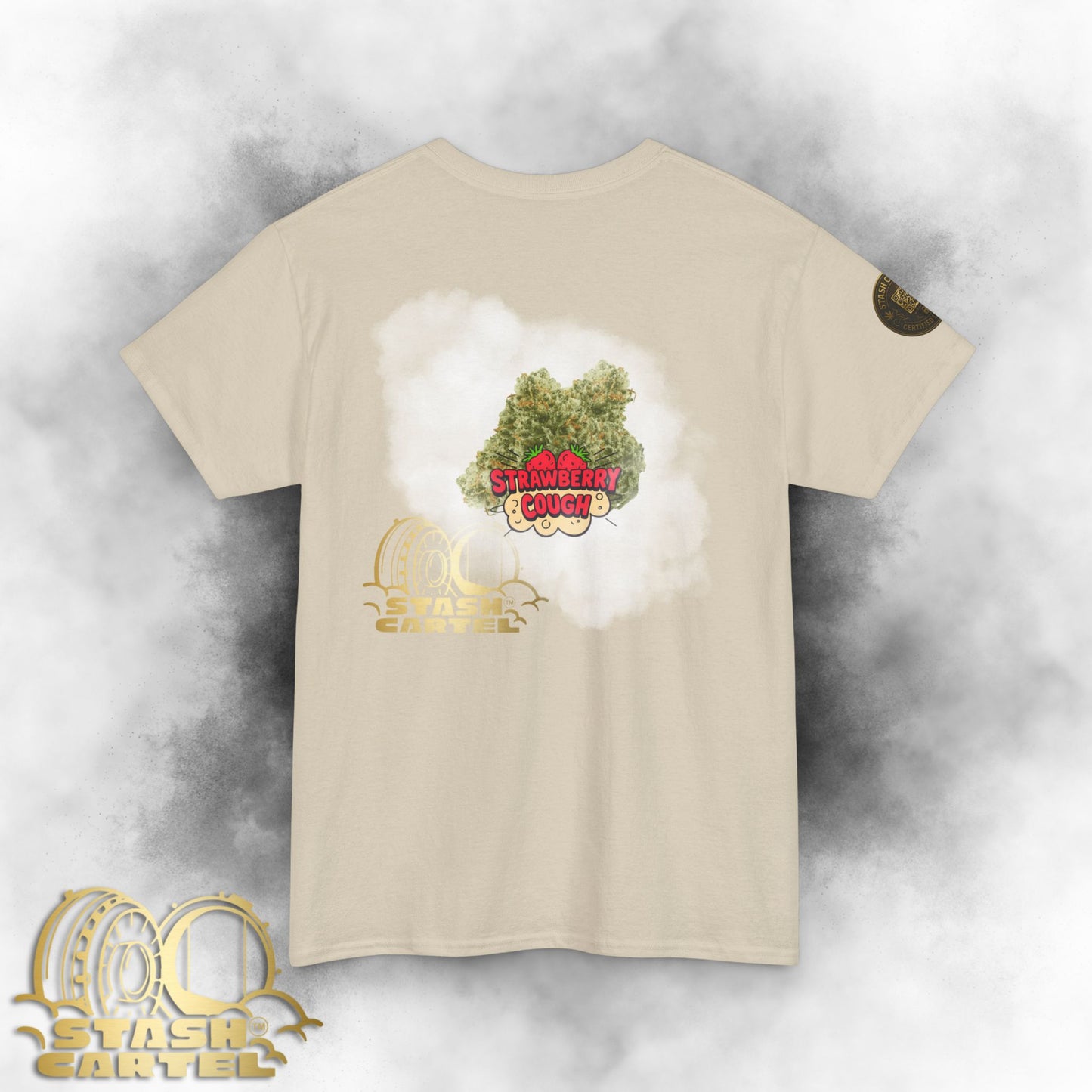 Strawberry Cough Tee – Sweet Smoke Euphoria Unisex Heavy Cotton Tee