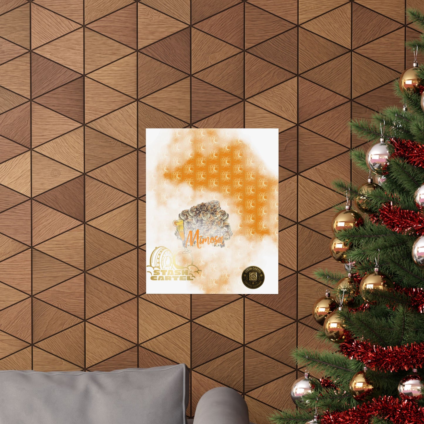 🍾 "Mimosa" Citrus Sunrise Hybrid Poster Art