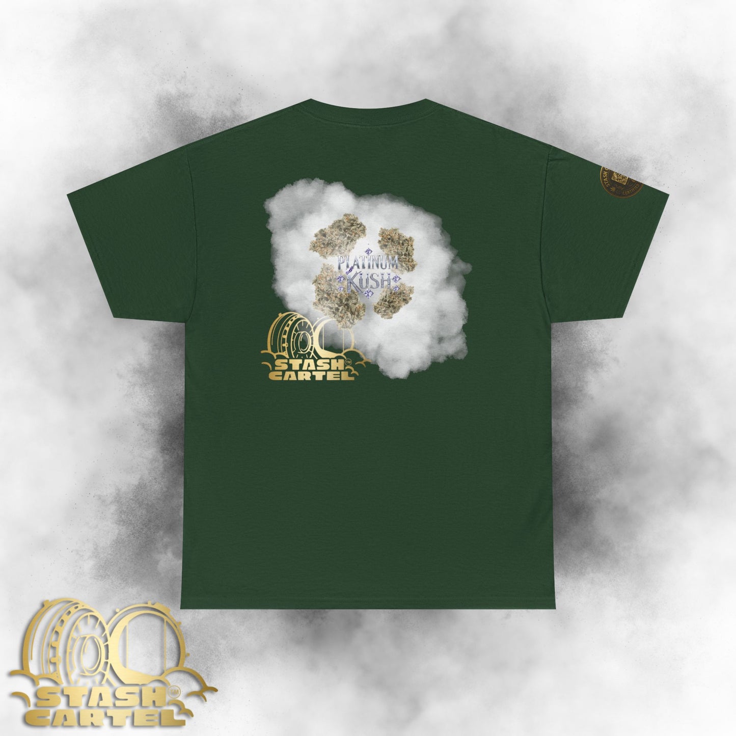 Platinum Kush Tee – Frosty Nightcap Gas Unisex Heavy Cotton Tee