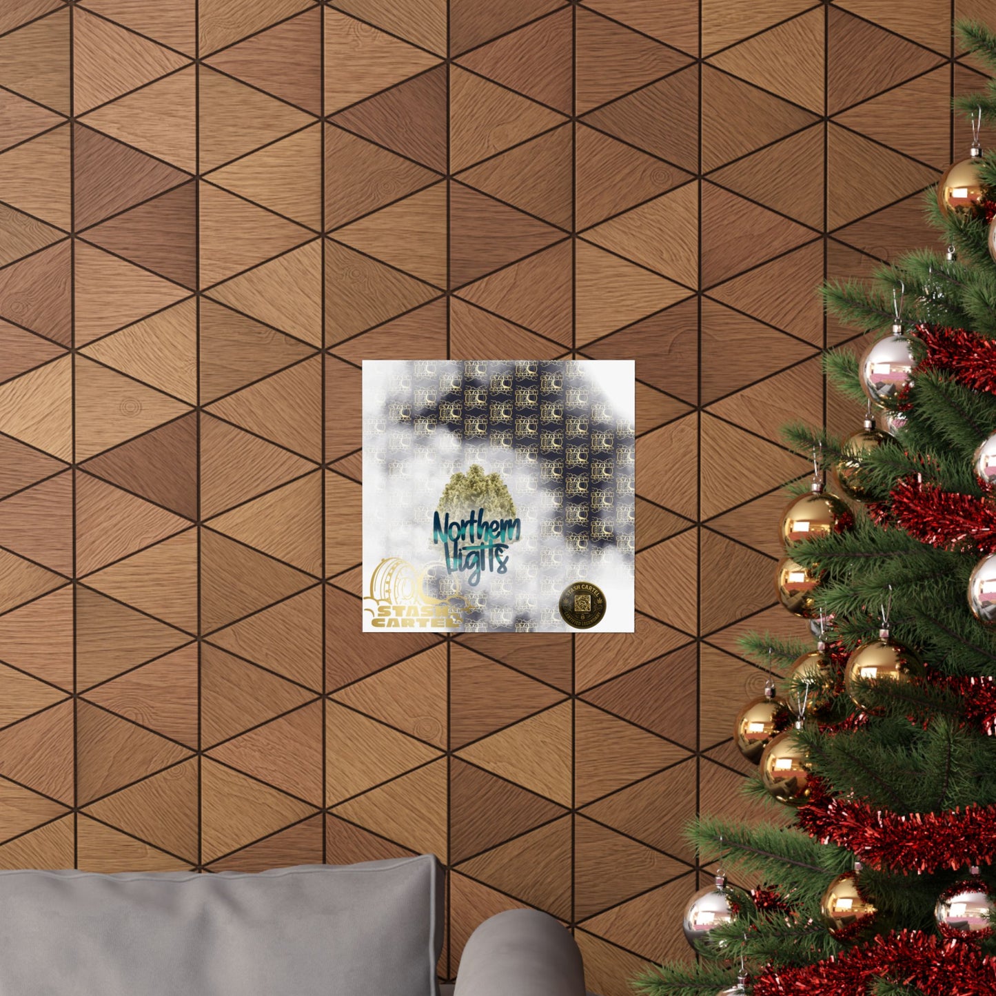 🌌 "Northern Lights" Deep Space Indica Poster