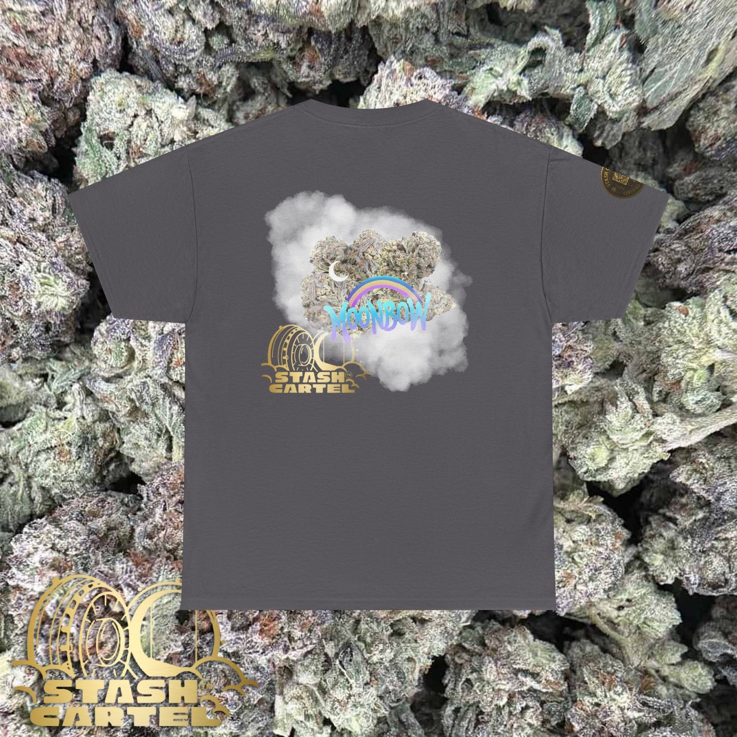 Moonbow Tee – Rainbow Resin Loudwear Unisex Cotton Tee