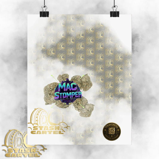 👟🪐 MAC Stomper Poster – Potent Hybrid with Creamy Gas & Cosmic Body High