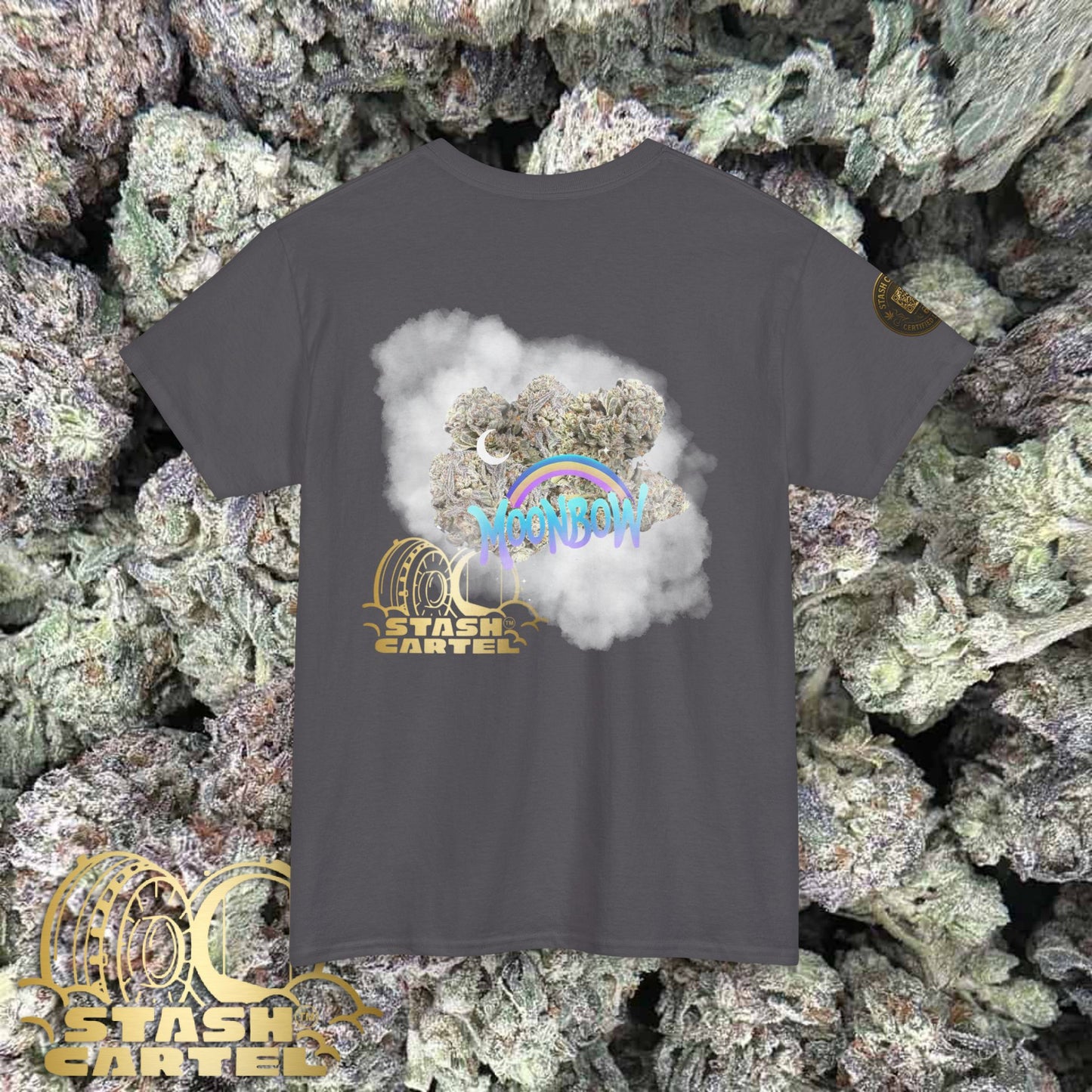Moonbow Tee – Rainbow Resin Loudwear Unisex Cotton Tee