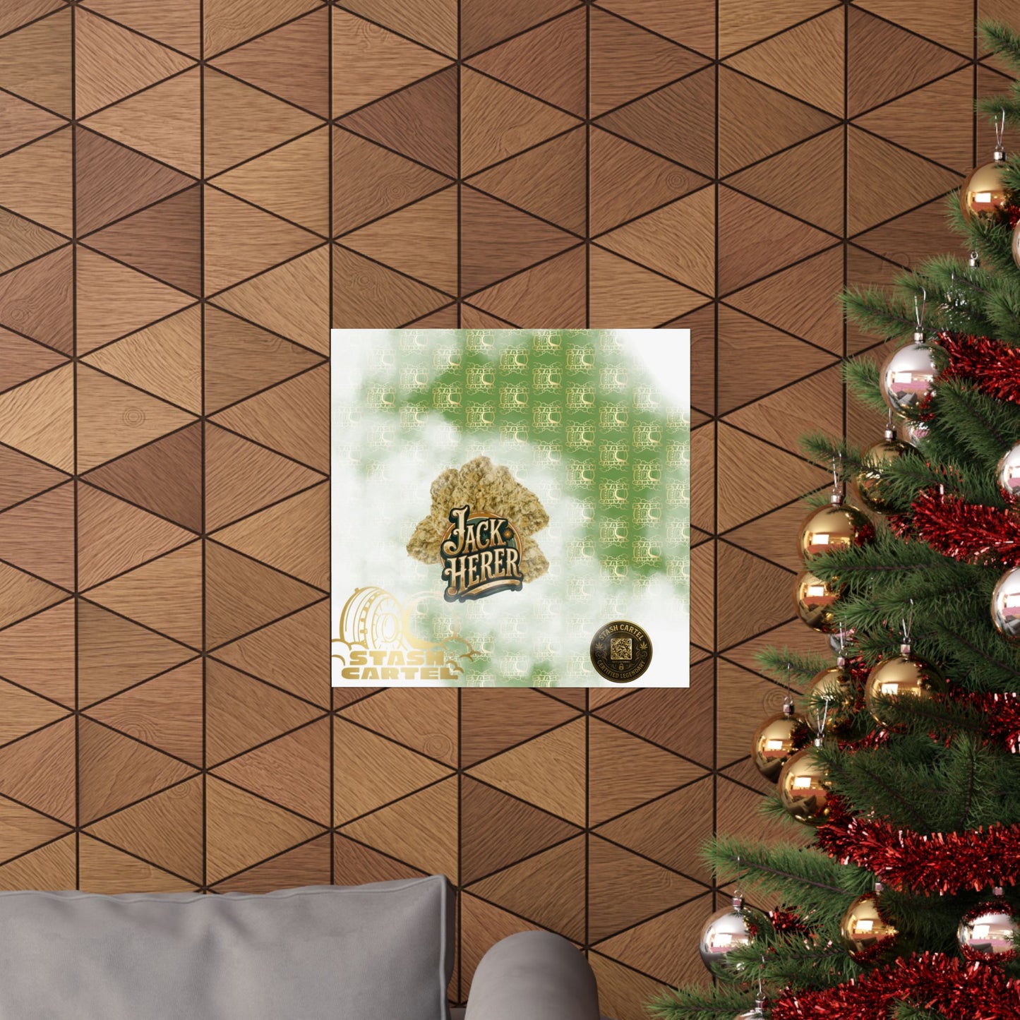 📖 "Jack Herer" Activist Sativa Energy Poster – Legacy Cannabis Art in Dank Green