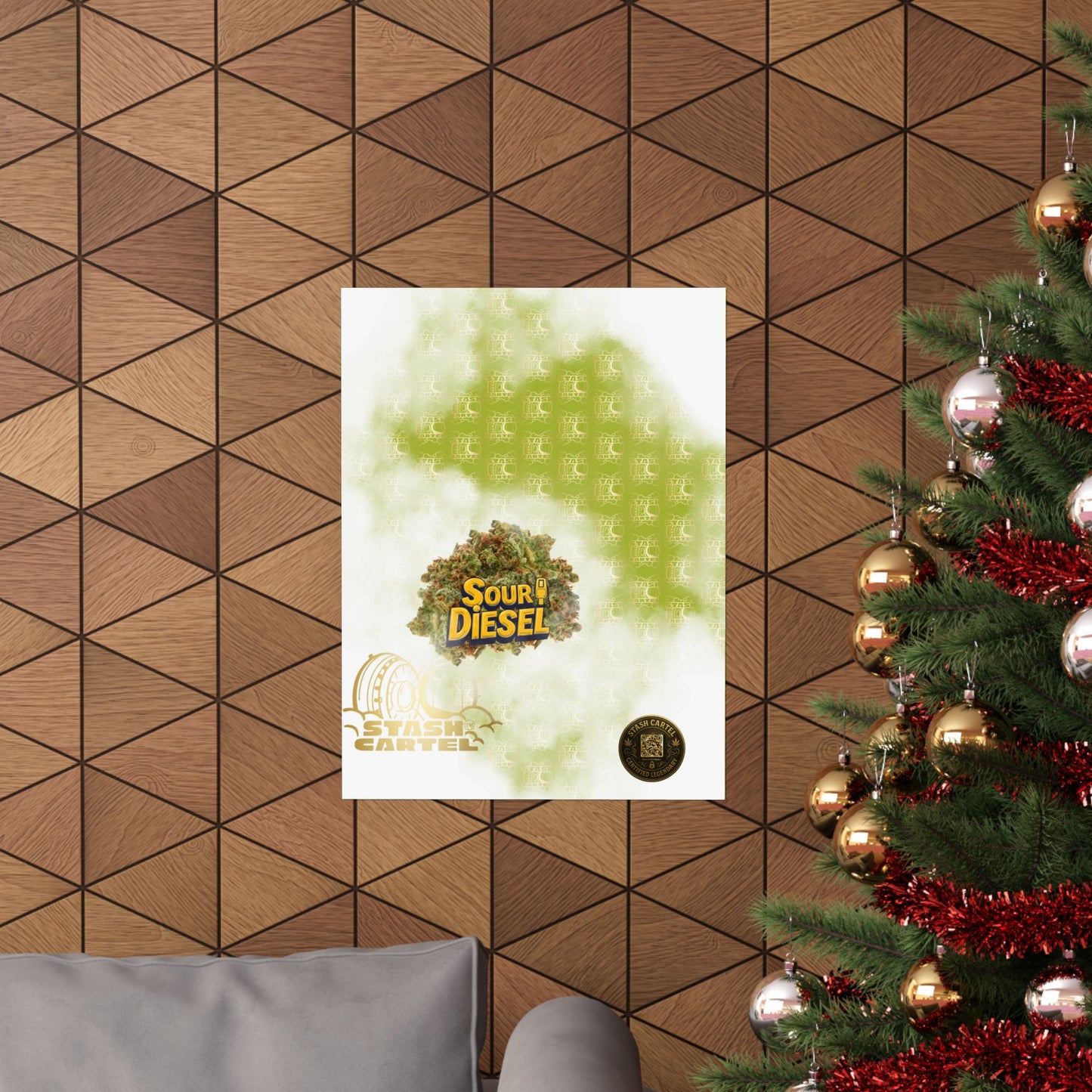 ⚡ "Sour Diesel" Electric Sativa Drip Poster