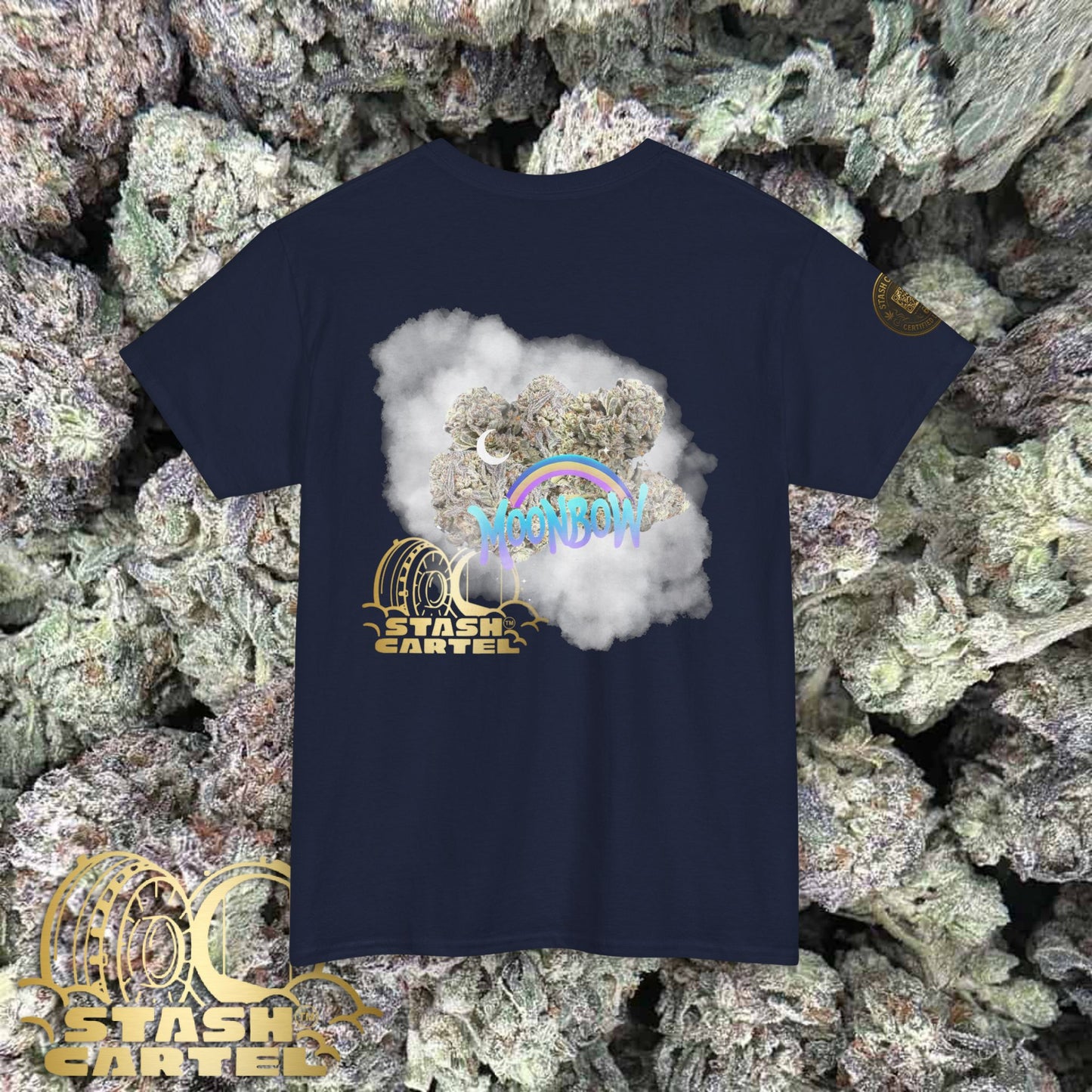 Moonbow Tee – Rainbow Resin Loudwear Unisex Cotton Tee