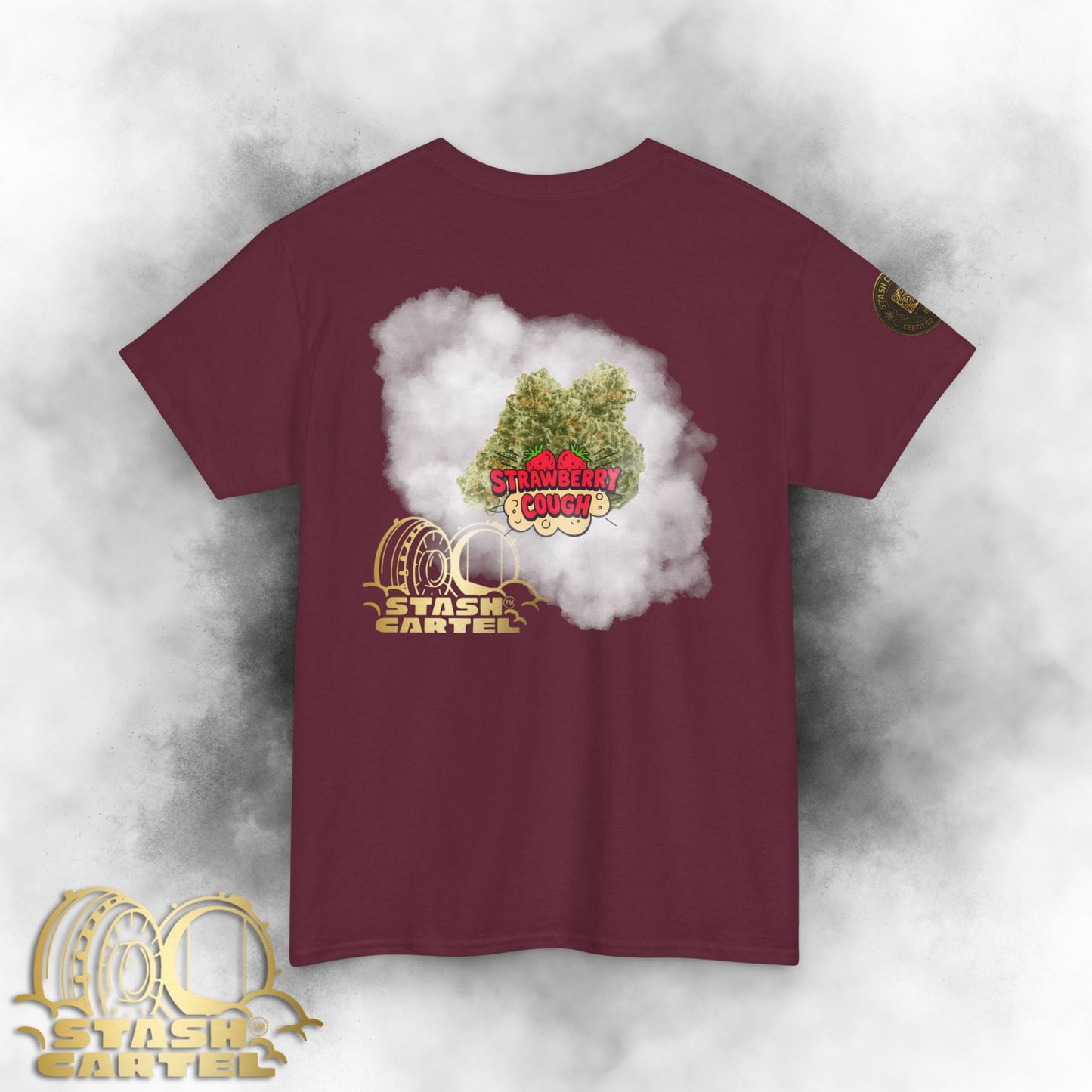 Strawberry Cough Tee – Sweet Smoke Euphoria Unisex Heavy Cotton Tee