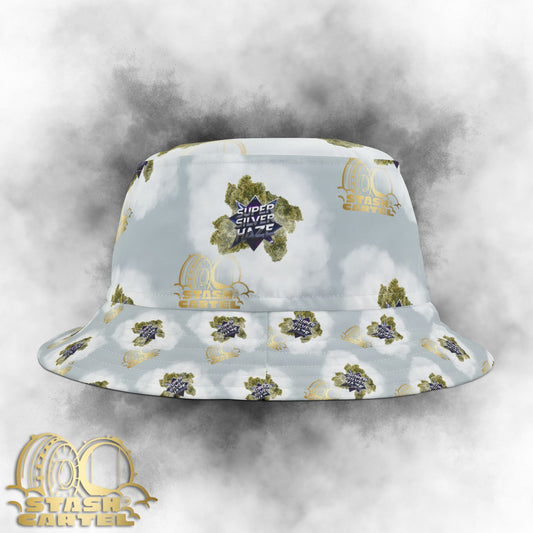 Super Silver Haze Bucket Hat – Bright Citrus Drip with Vintage Heat
